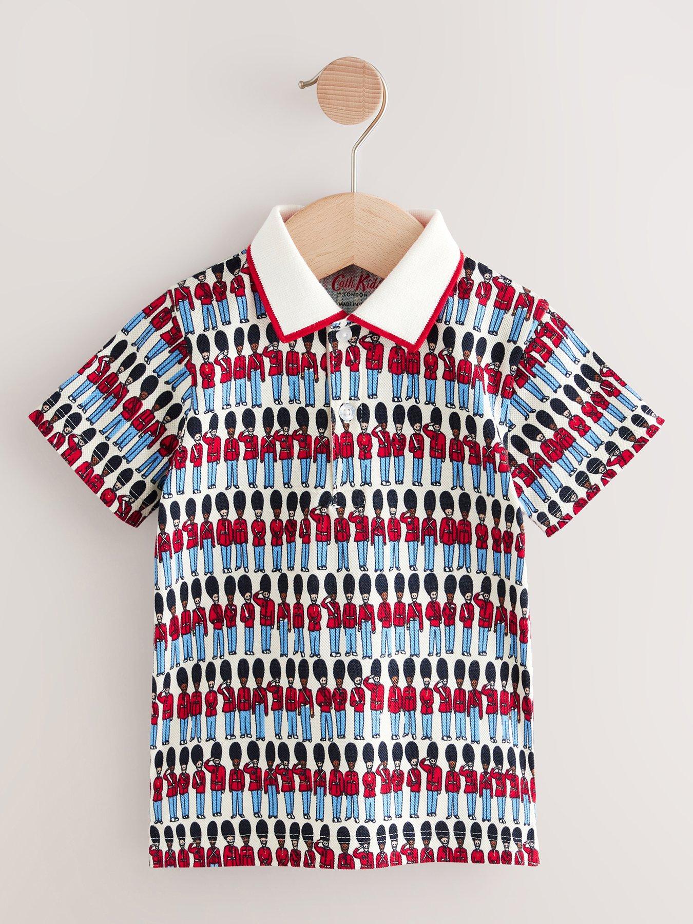 undefined Boys Soldiers Short Sleeve Polo Shirt - Multi