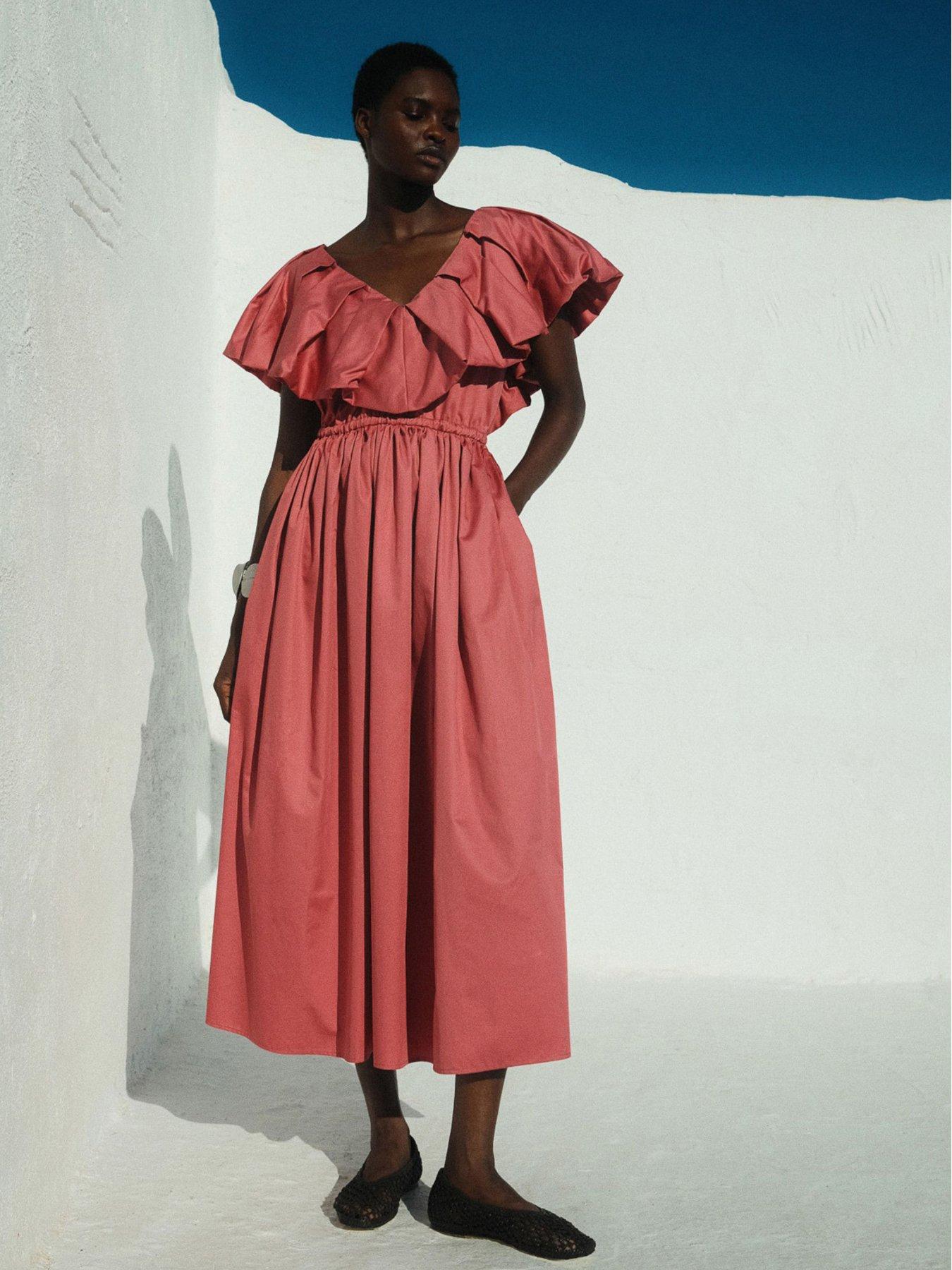 knee length dresses for ladies ELLA MIDI