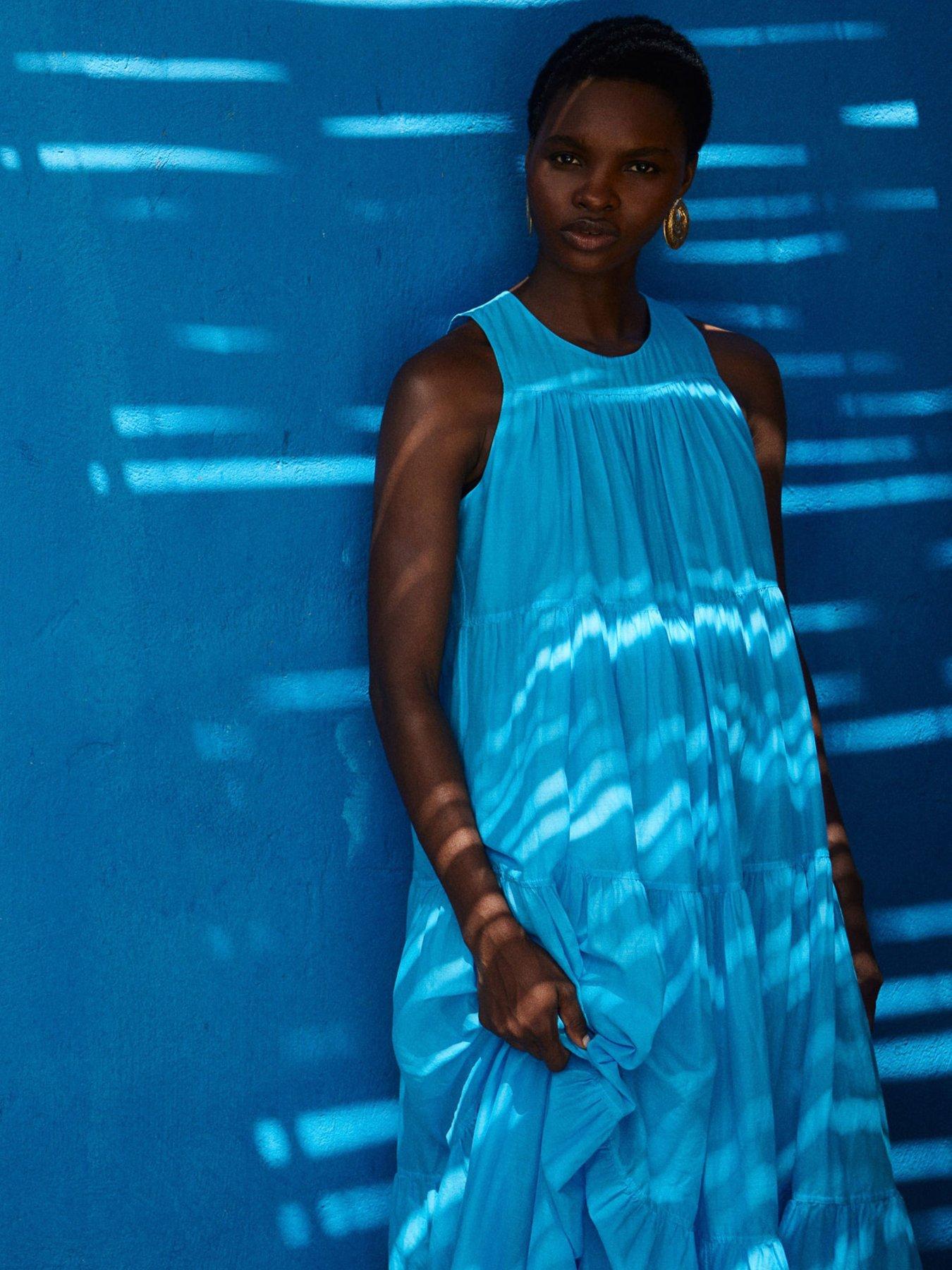 devotion blue dress Elegant Devotion Maxi Dress main image 1