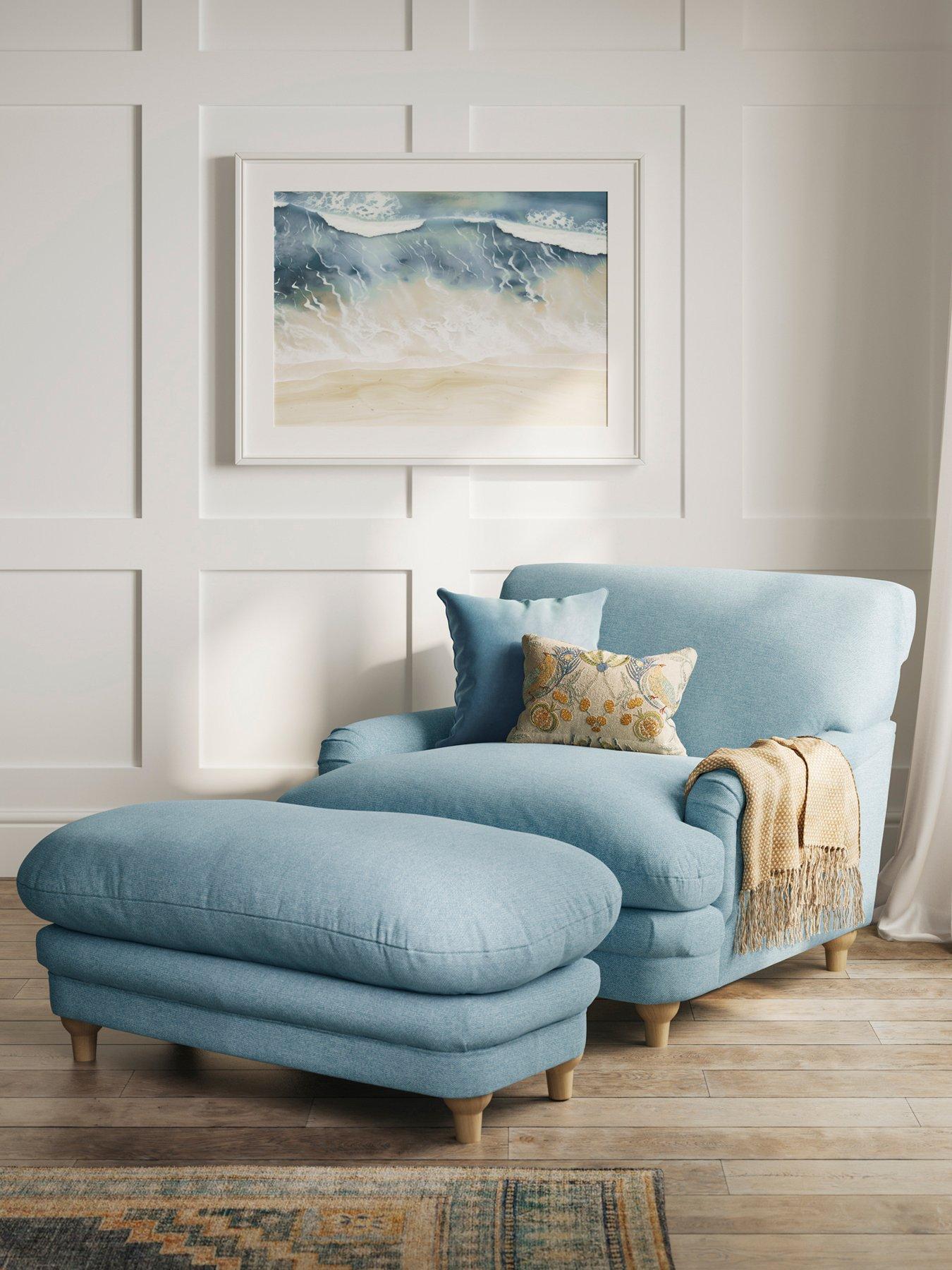 undefined Plumpton Armchair - Duck Egg
