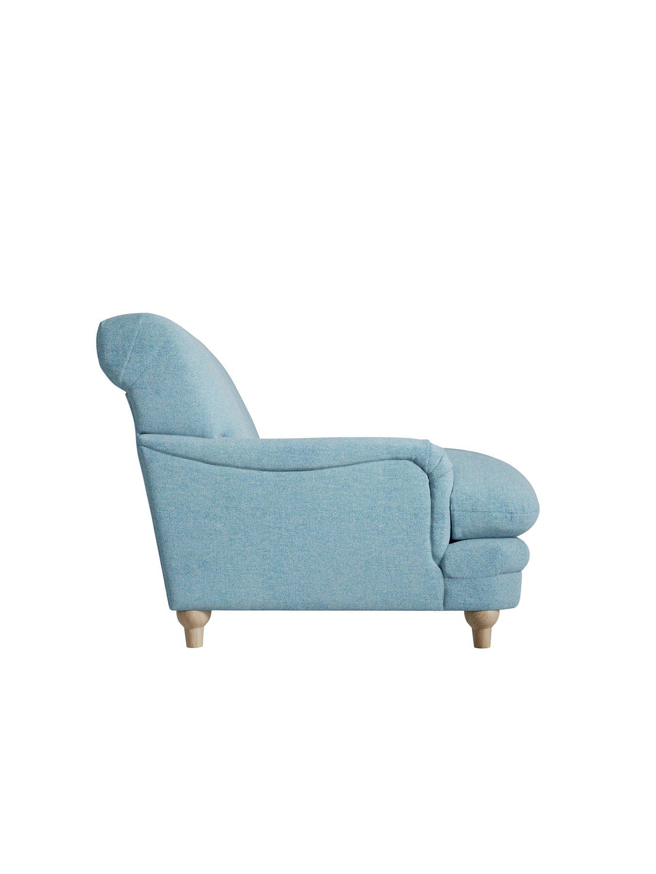 Image 4 of 6 of LPD Home Plumpton Armchair - Duck Egg