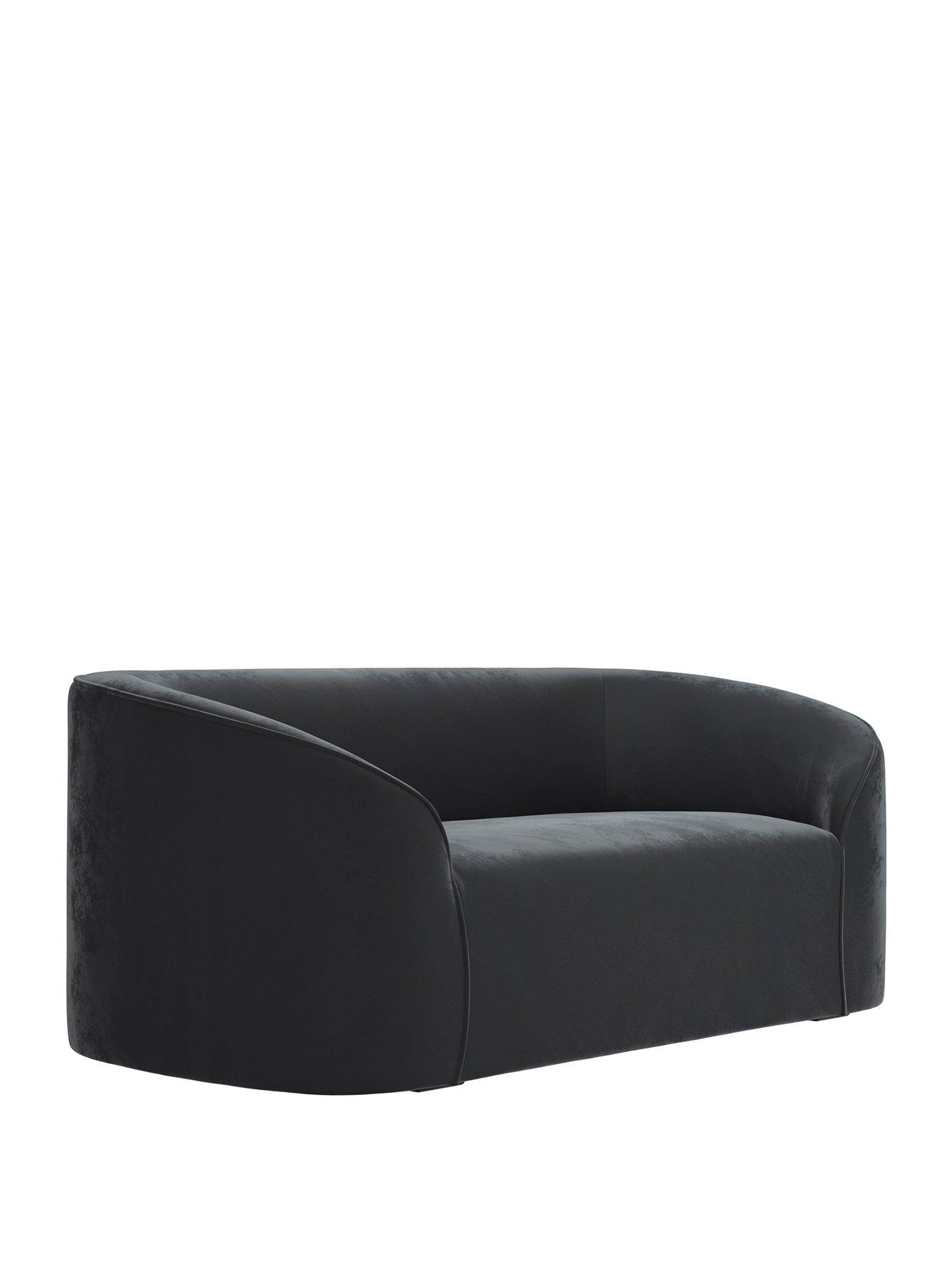 Image 3 of 5 of LPD Home Zuma 2 Seater Sofa - Black
