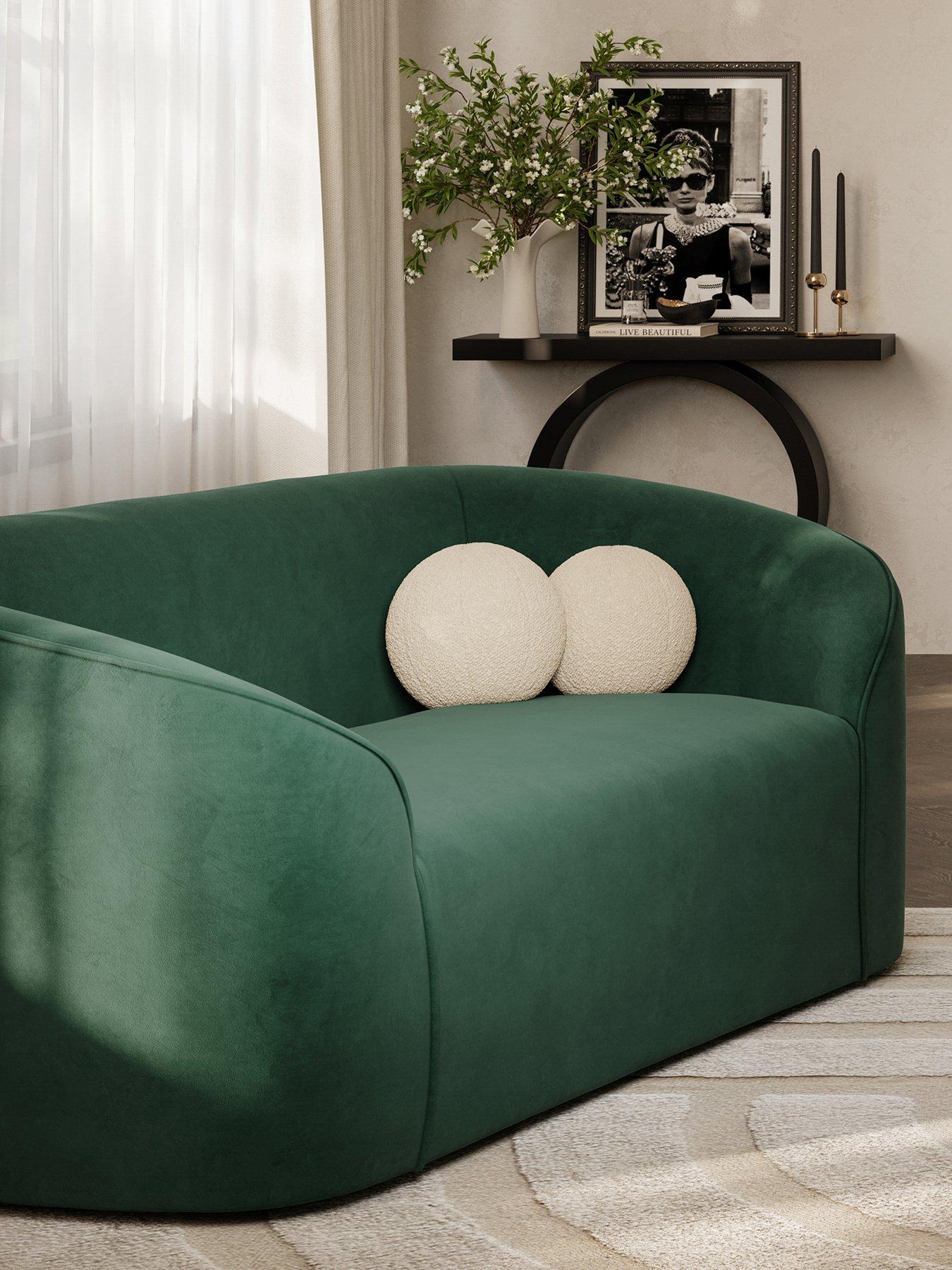 undefined Zuma 2 Seater Sofa - Green