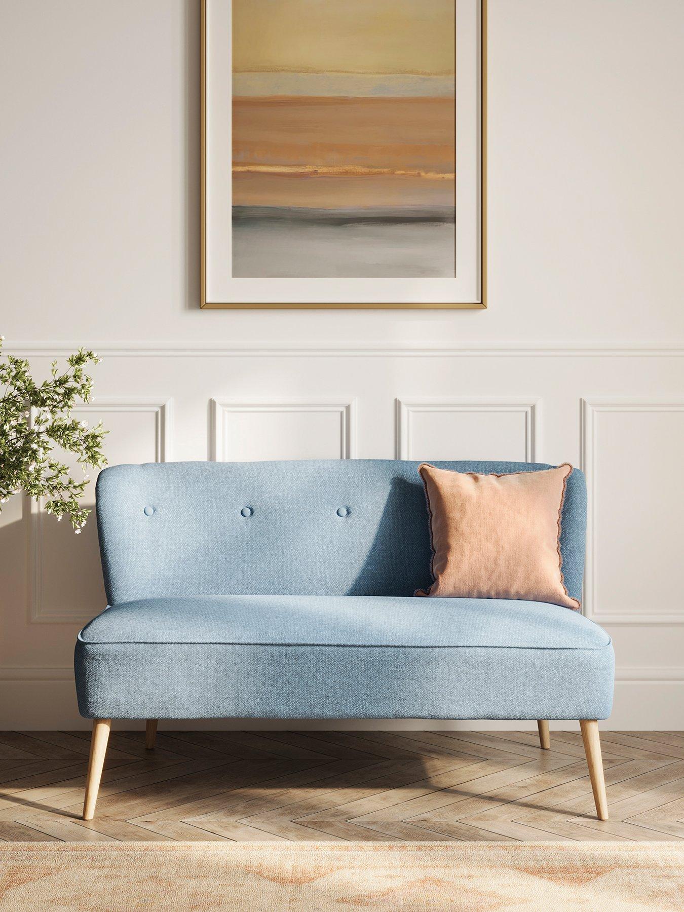 LPD Home Beau 2 Seater Sofa - Blue