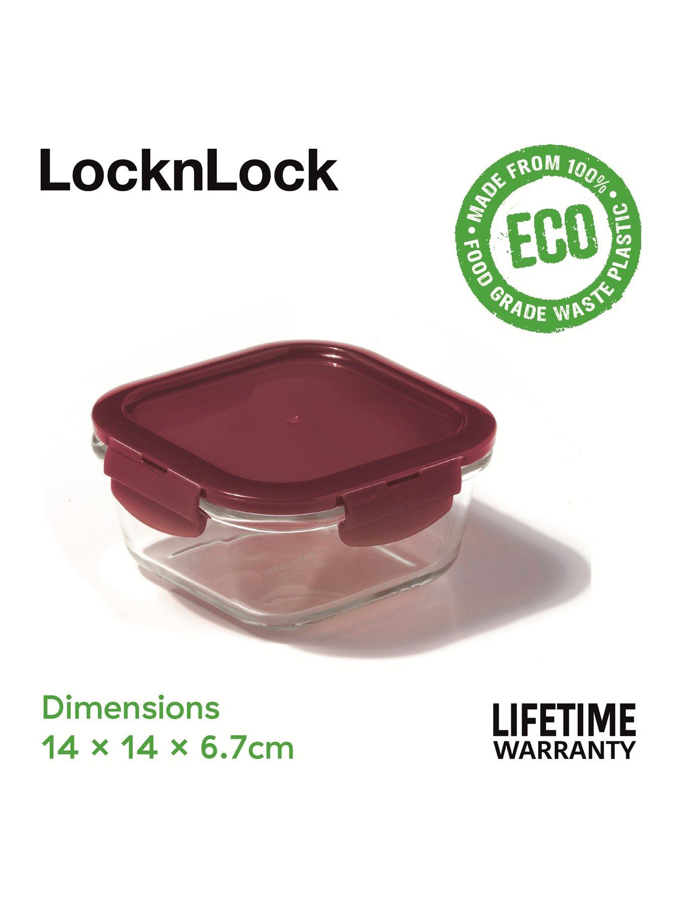 Image 5 of 6 of LocknLock Ovenglass Square, 500ml Set Of 5