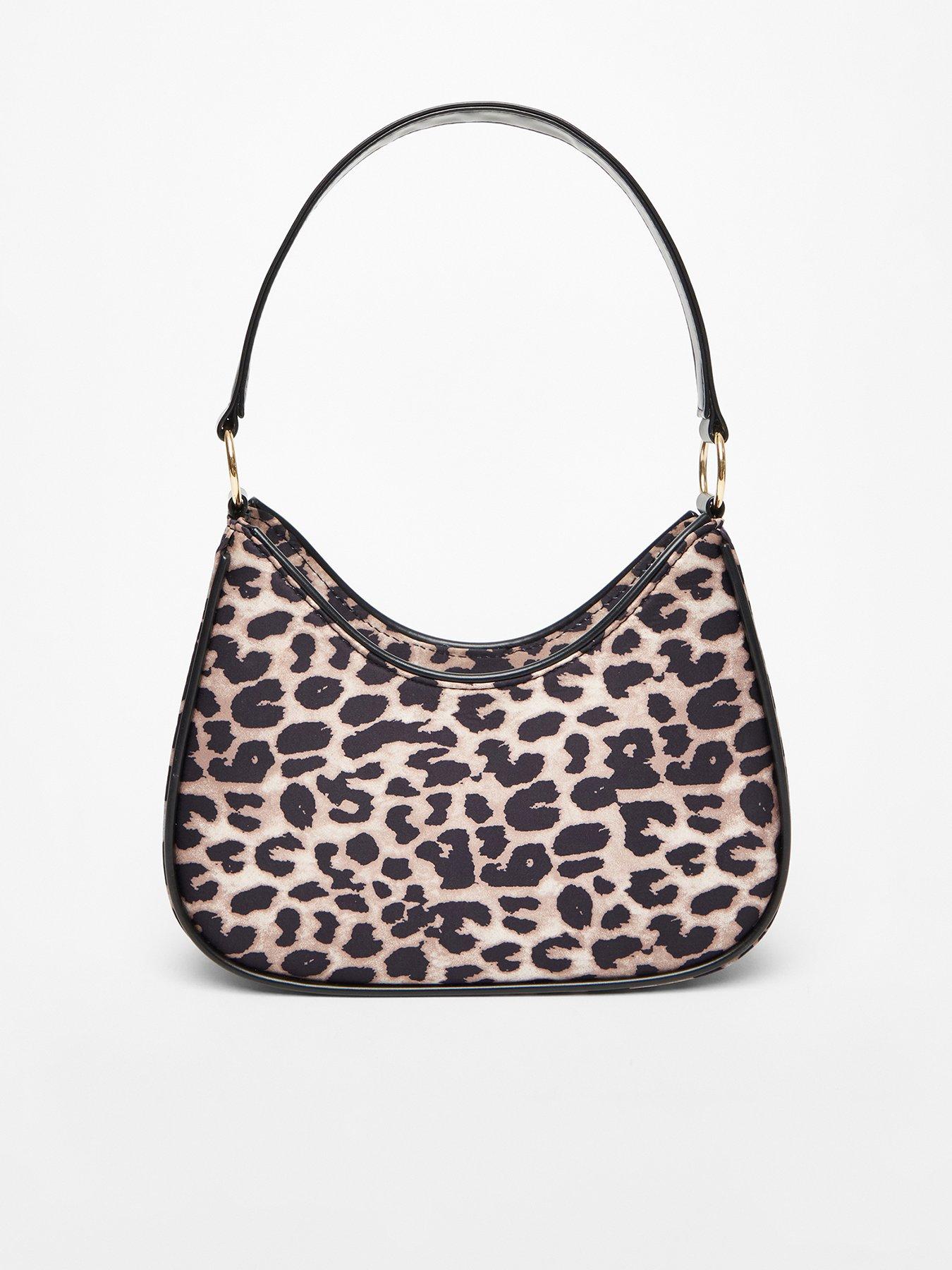 Image 1 of 4 of Quiz Leopard Print Shoulder Bag