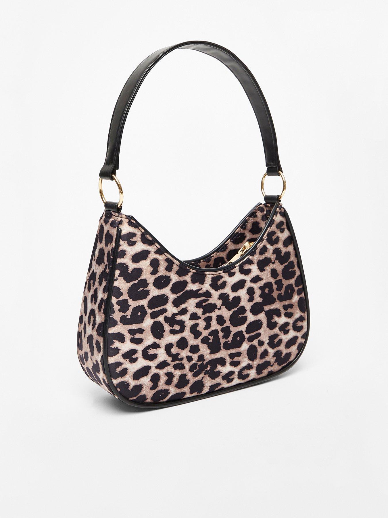 Image 2 of 4 of Quiz Leopard Print Shoulder Bag