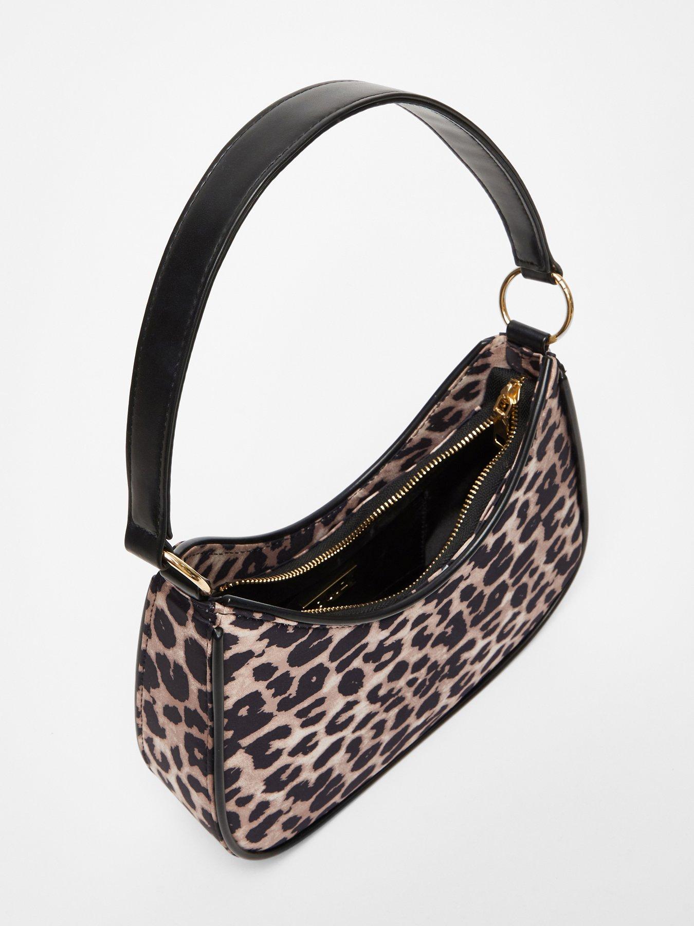 Image 4 of 4 of Quiz Leopard Print Shoulder Bag
