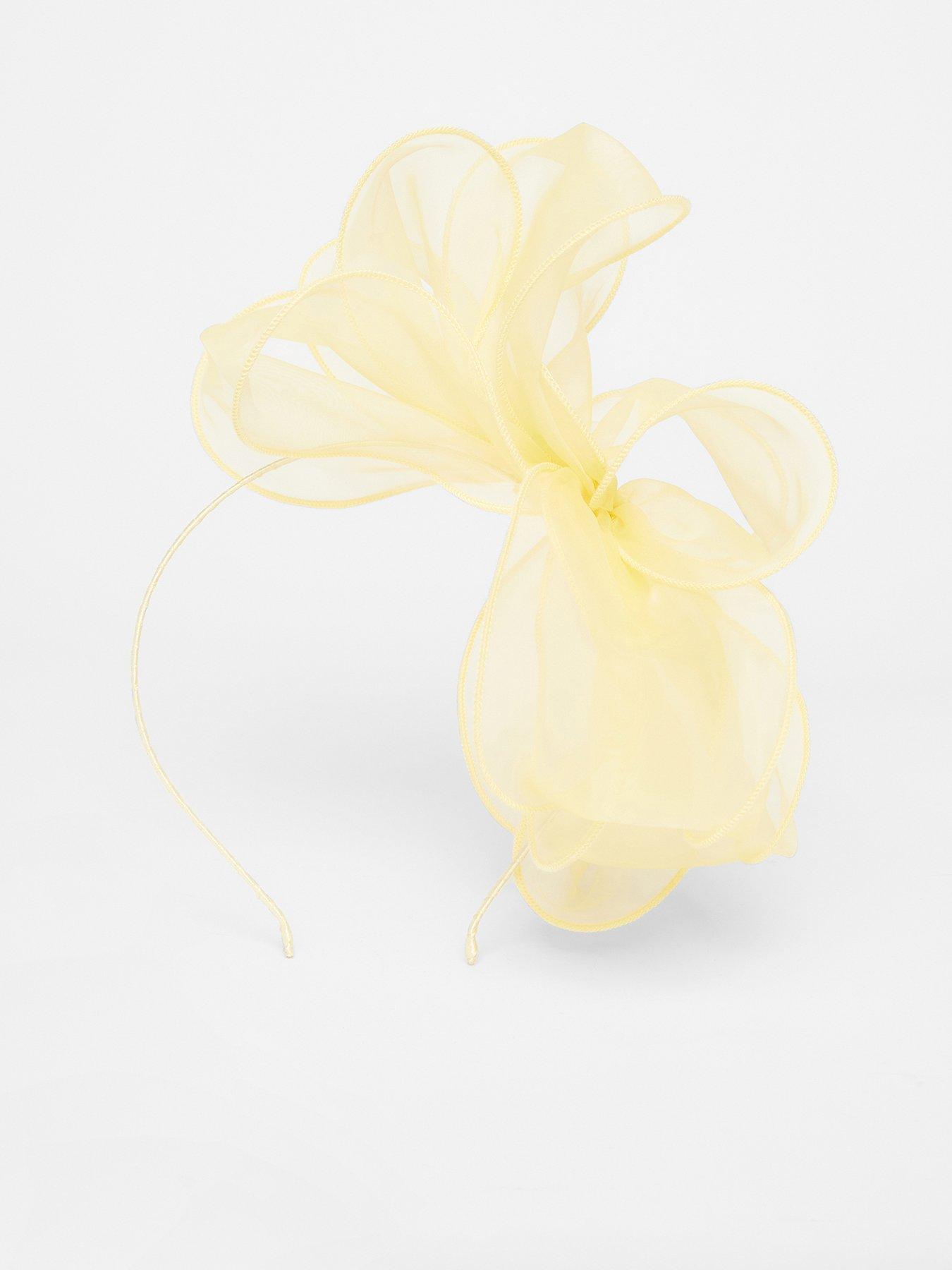 undefined Lemon Loop Feather Headband Fascinator