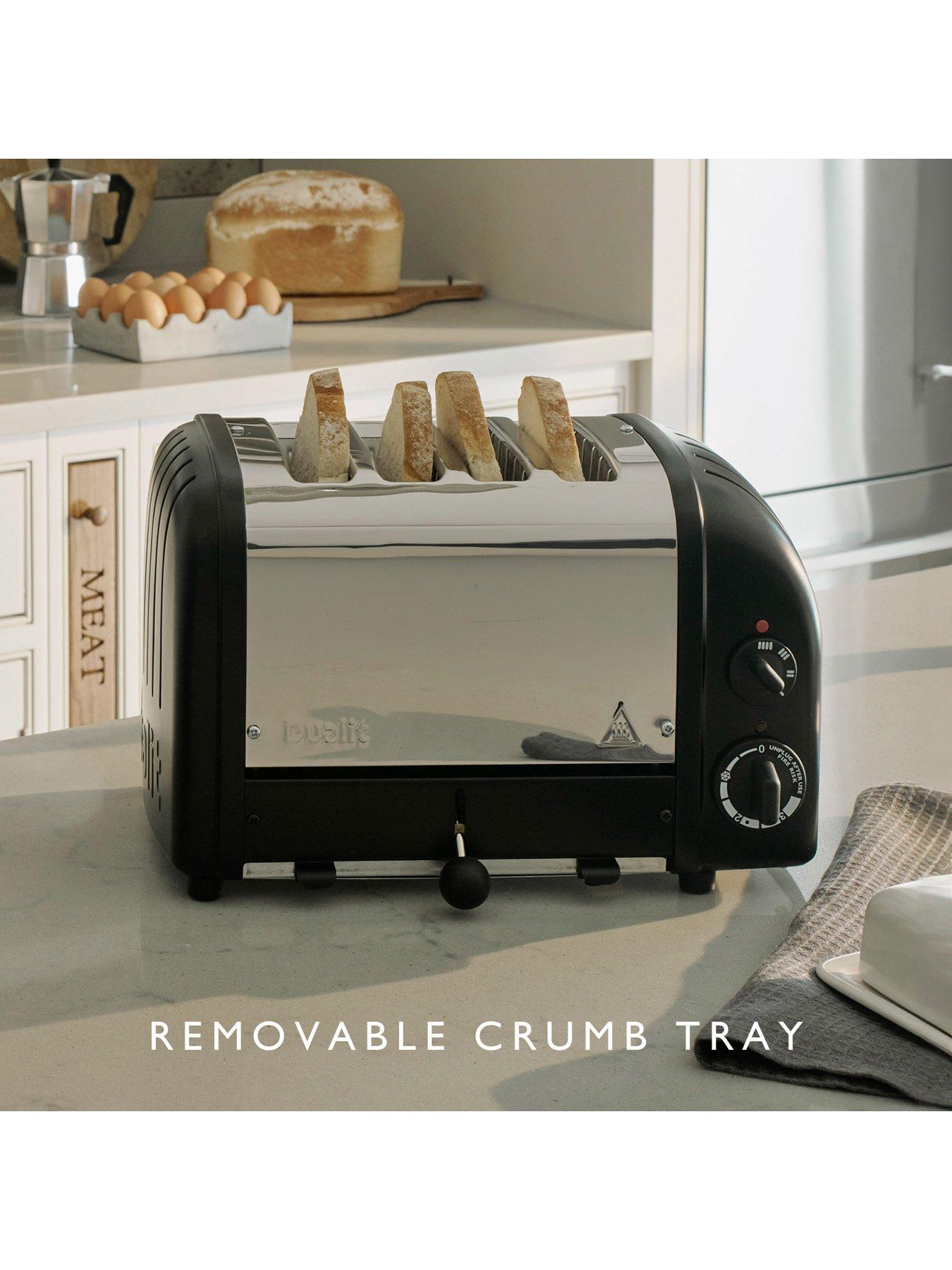 Dualit Classic 4 Slot Toaster - Matt Black | Very