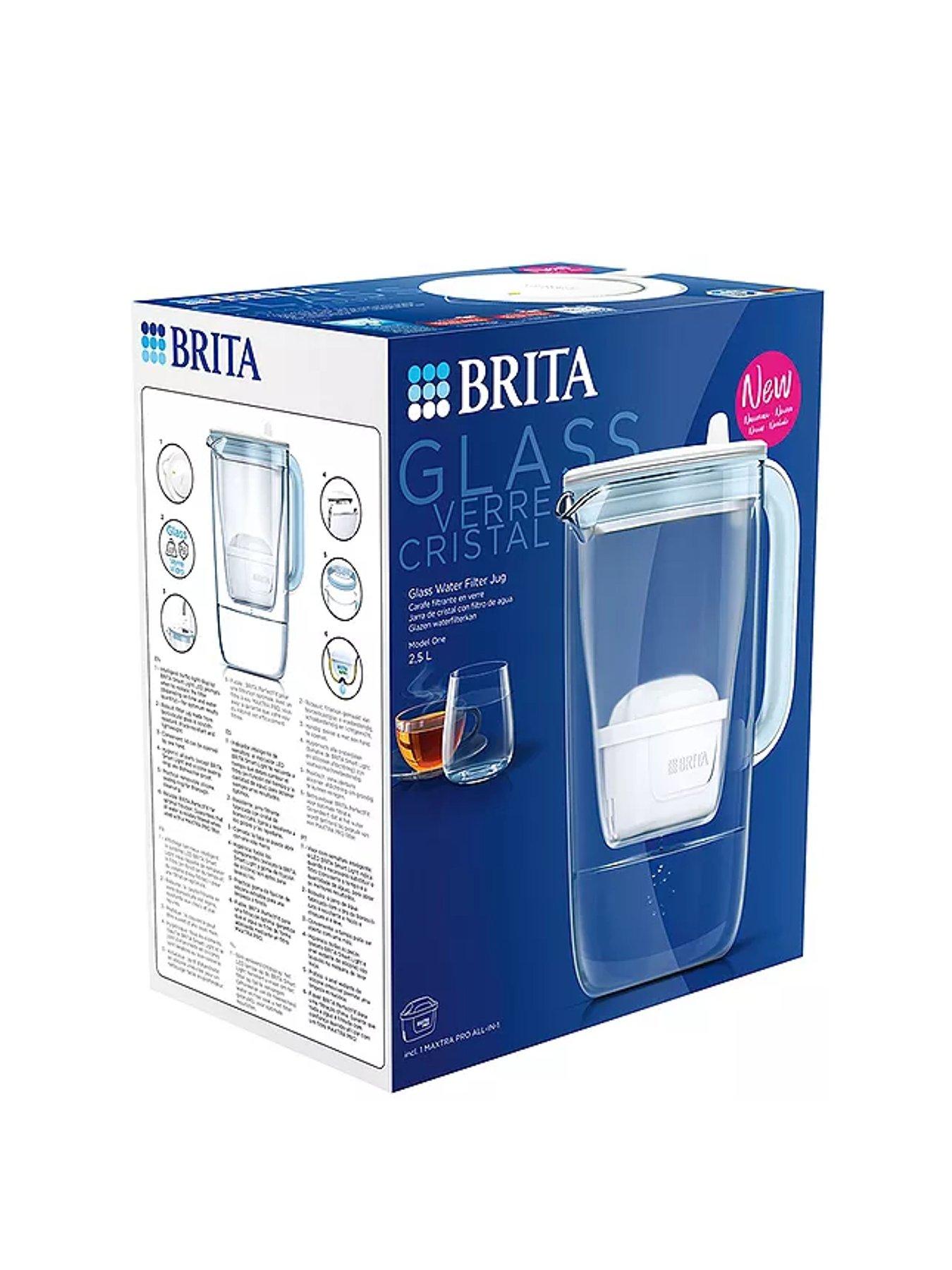 Brita Glass Jug Water Filter  &  1 Cartridge
