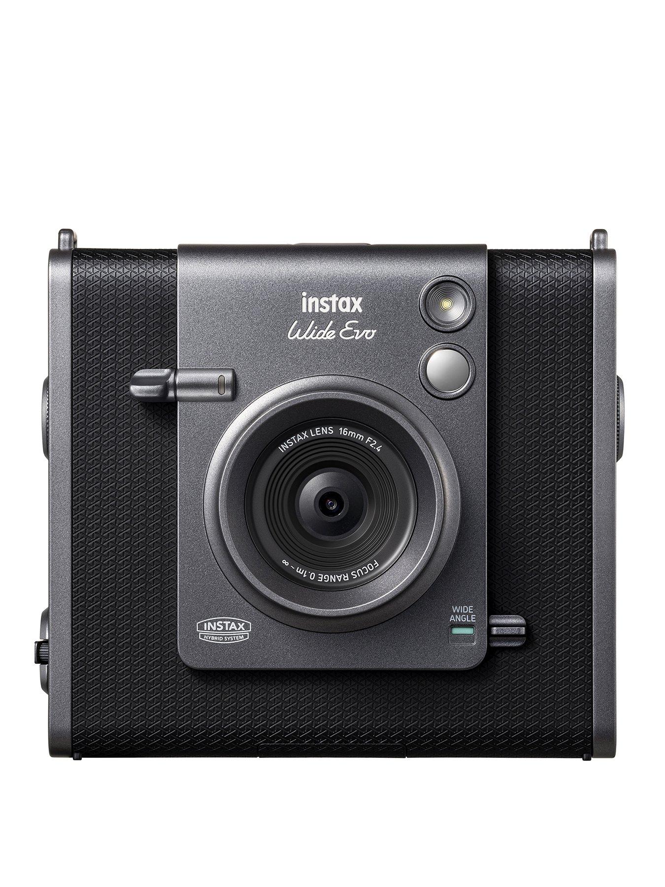 Fujifilm Instax Wide Evo Hybrid Instant Camera - Black