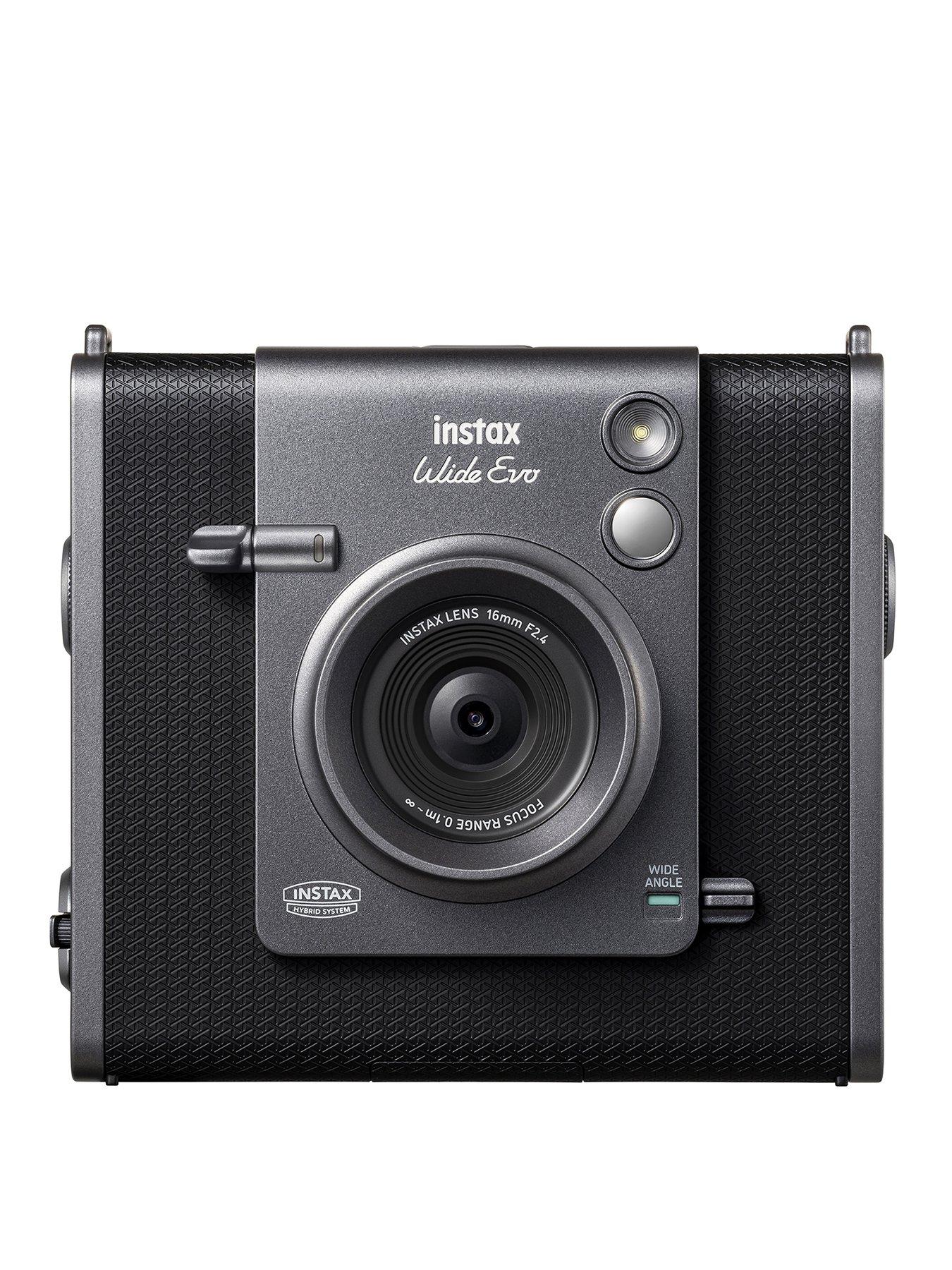 Fujifilm Instax Wide Evo Hybrid Instant Camera Black 20 Shot