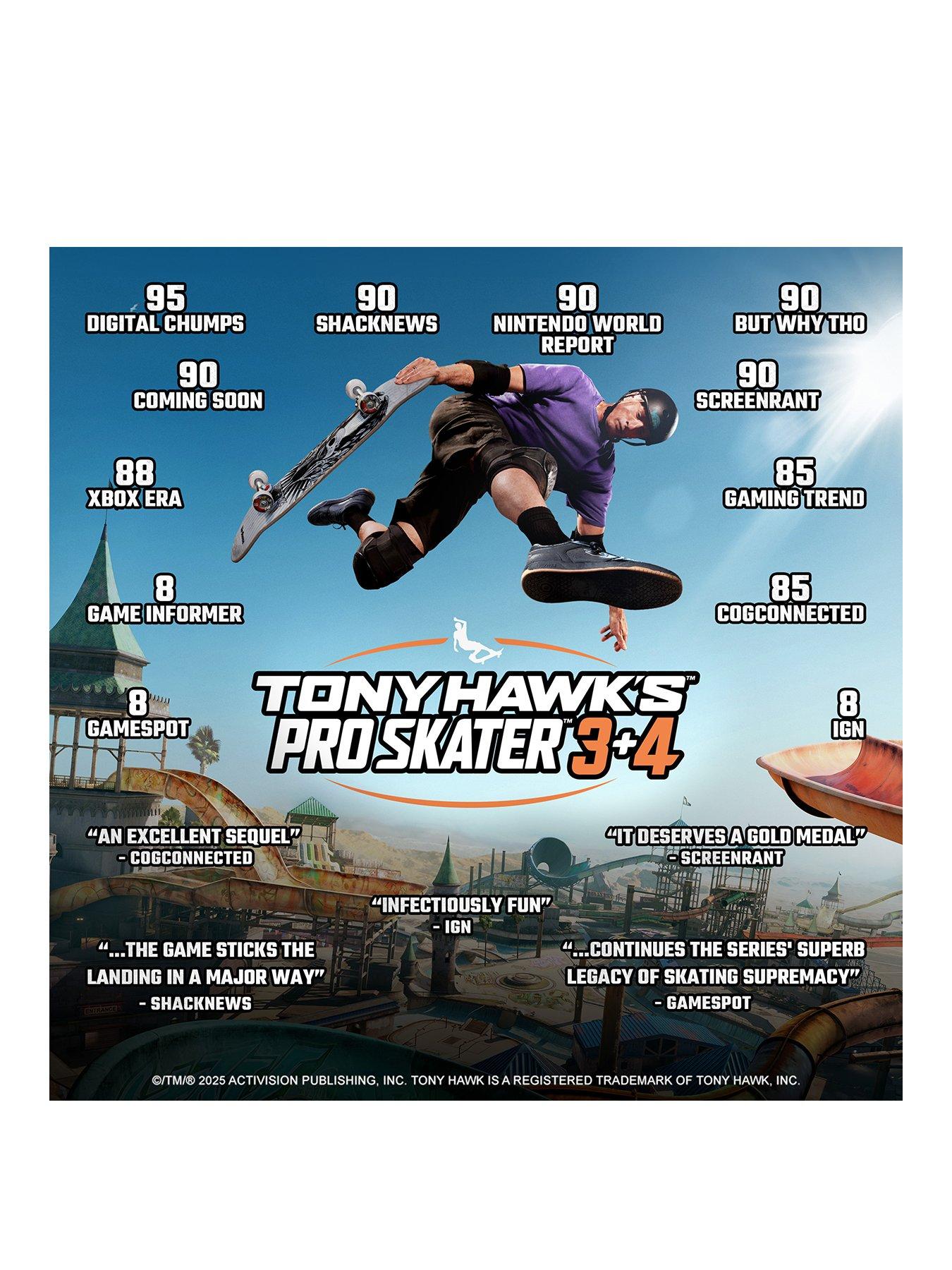 Image 2 of 8 of Xbox Series X Tony Hawks&trade; Pro Skater&trade; 3 + 4 - Digital Deluxe Upgrade (Digital Download)