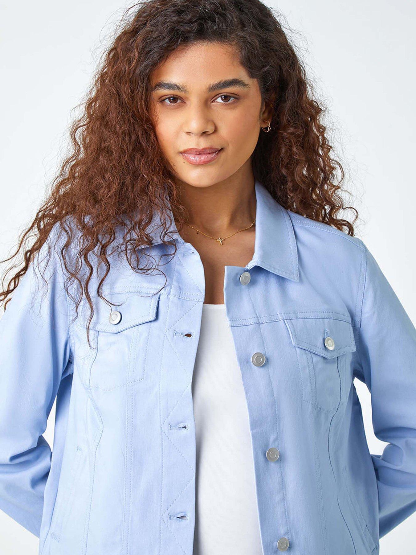 Image 4 of 5 of Roman Stretch Pocket Detail Jacket - Blue