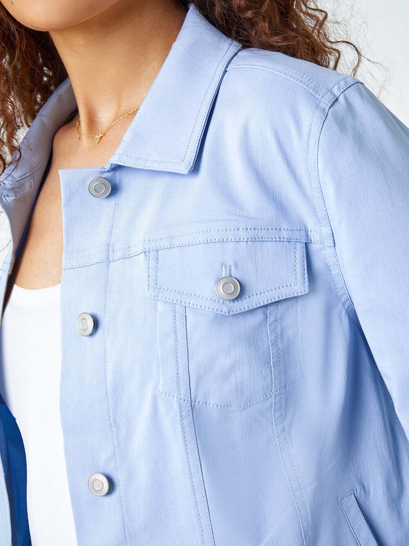 Image 5 of 5 of Roman Stretch Pocket Detail Jacket - Blue