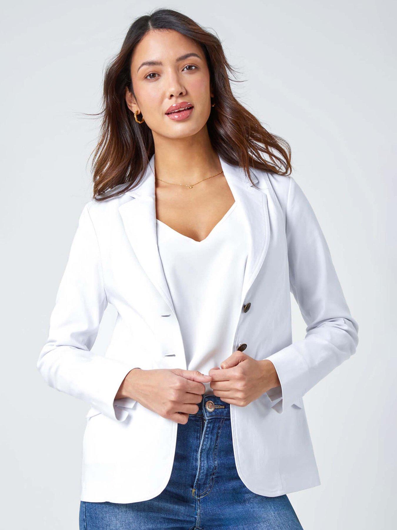 roman-stretch-button-detail-blazer-white