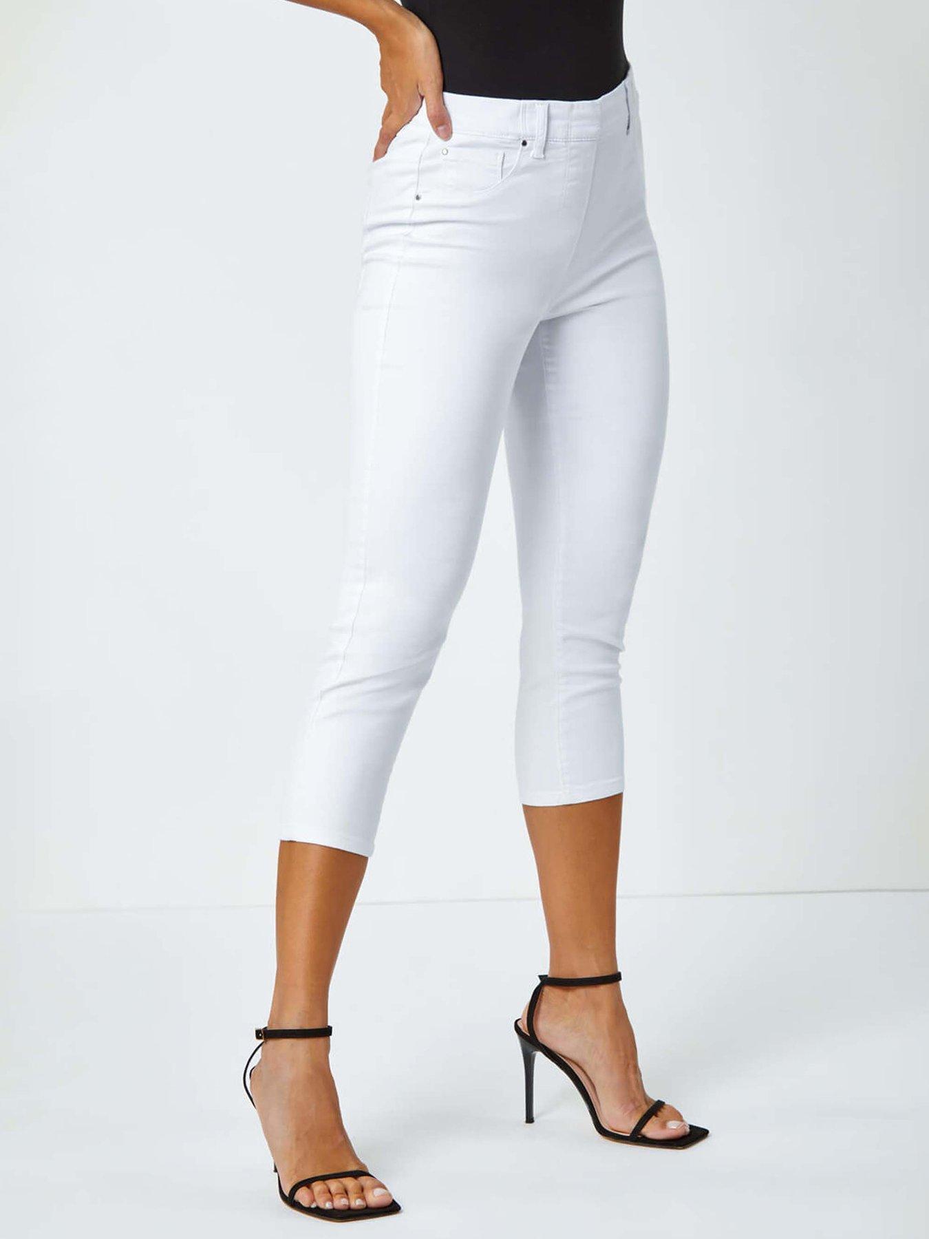Image 1 of 5 of Roman Cropped Stretch Denim Jegging