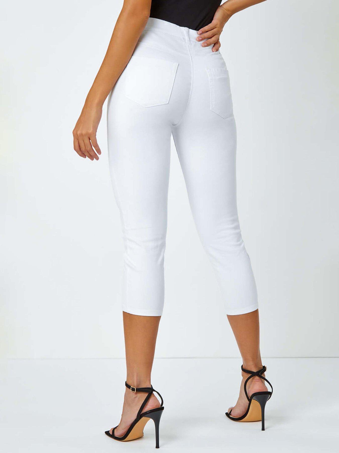 Image 2 of 5 of Roman Cropped Stretch Denim Jegging