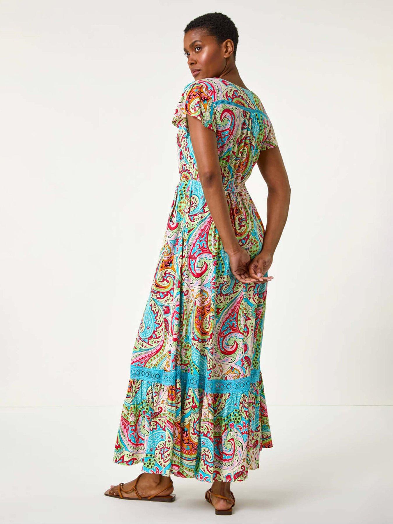 Roma Dress Paisley Copse