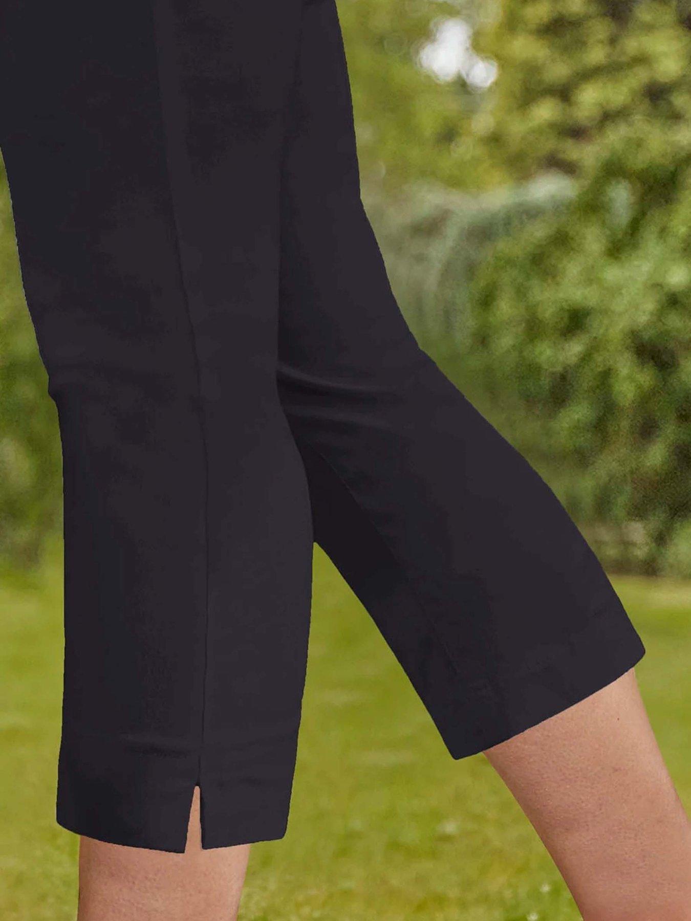 Image 3 of 3 of Roman Cropped Stretch Trouser - Grey