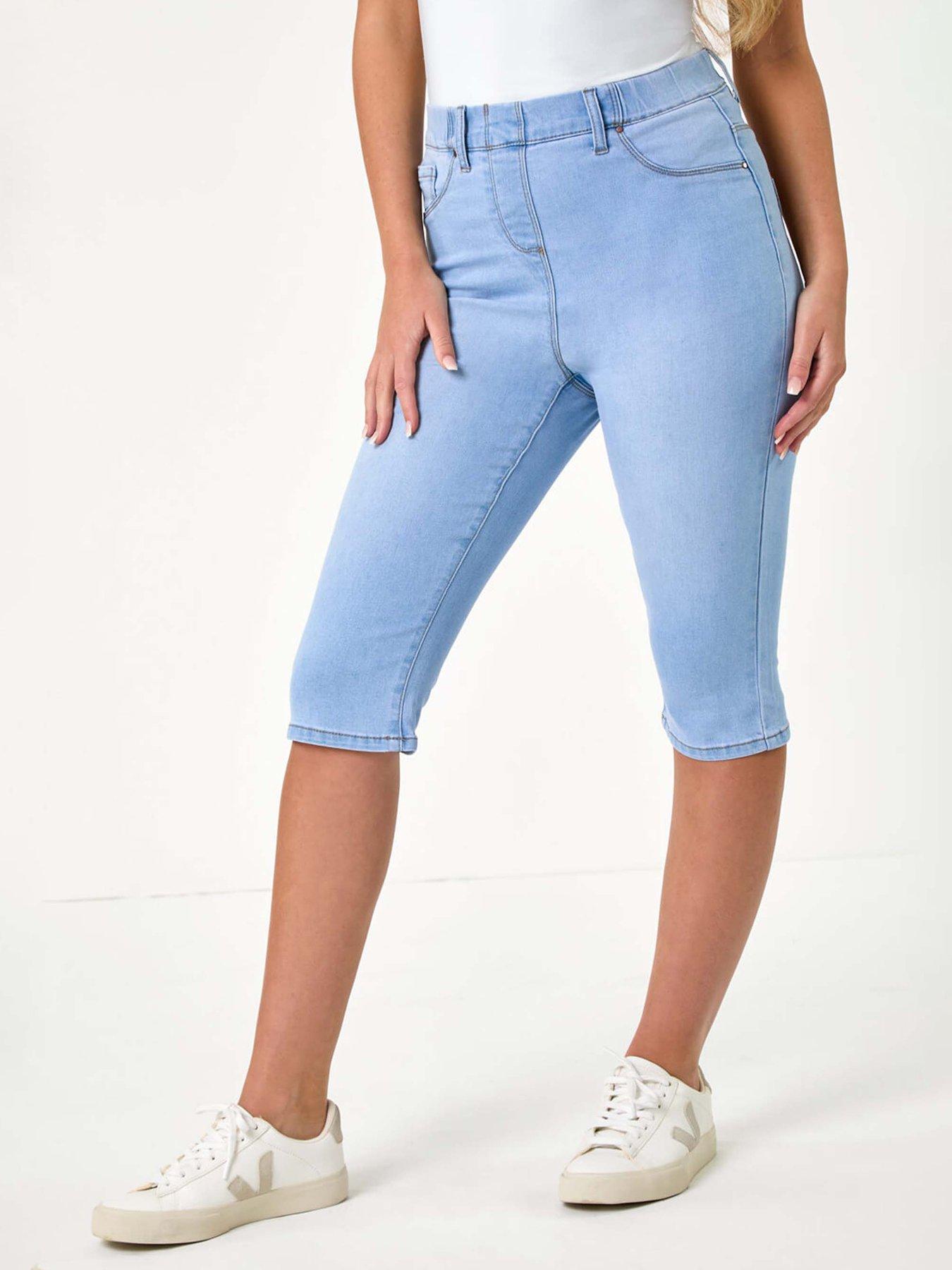 undefined Stretch Knee Length Pedal Pusher