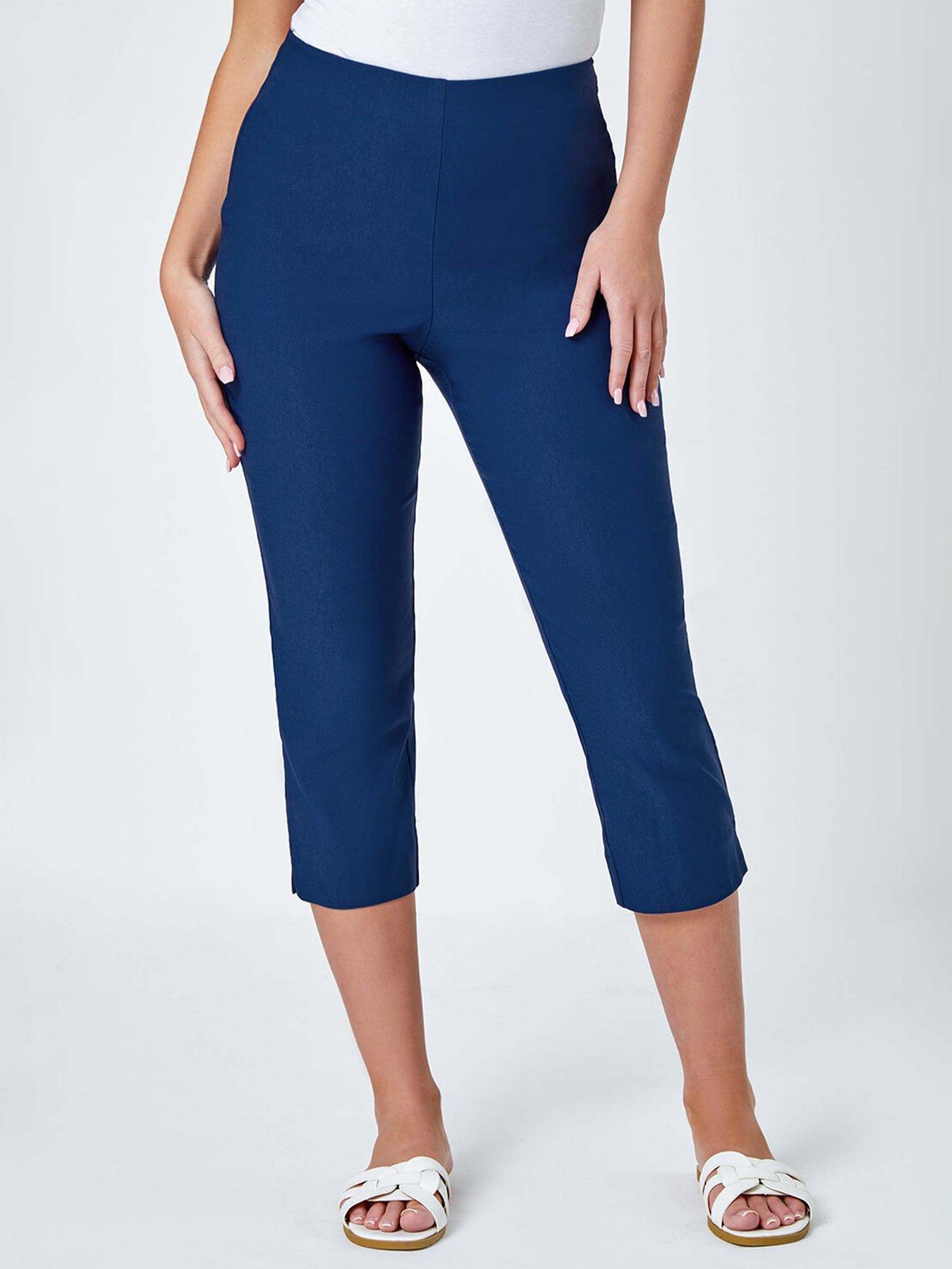 undefined Petite Cropped Stretch Trousers