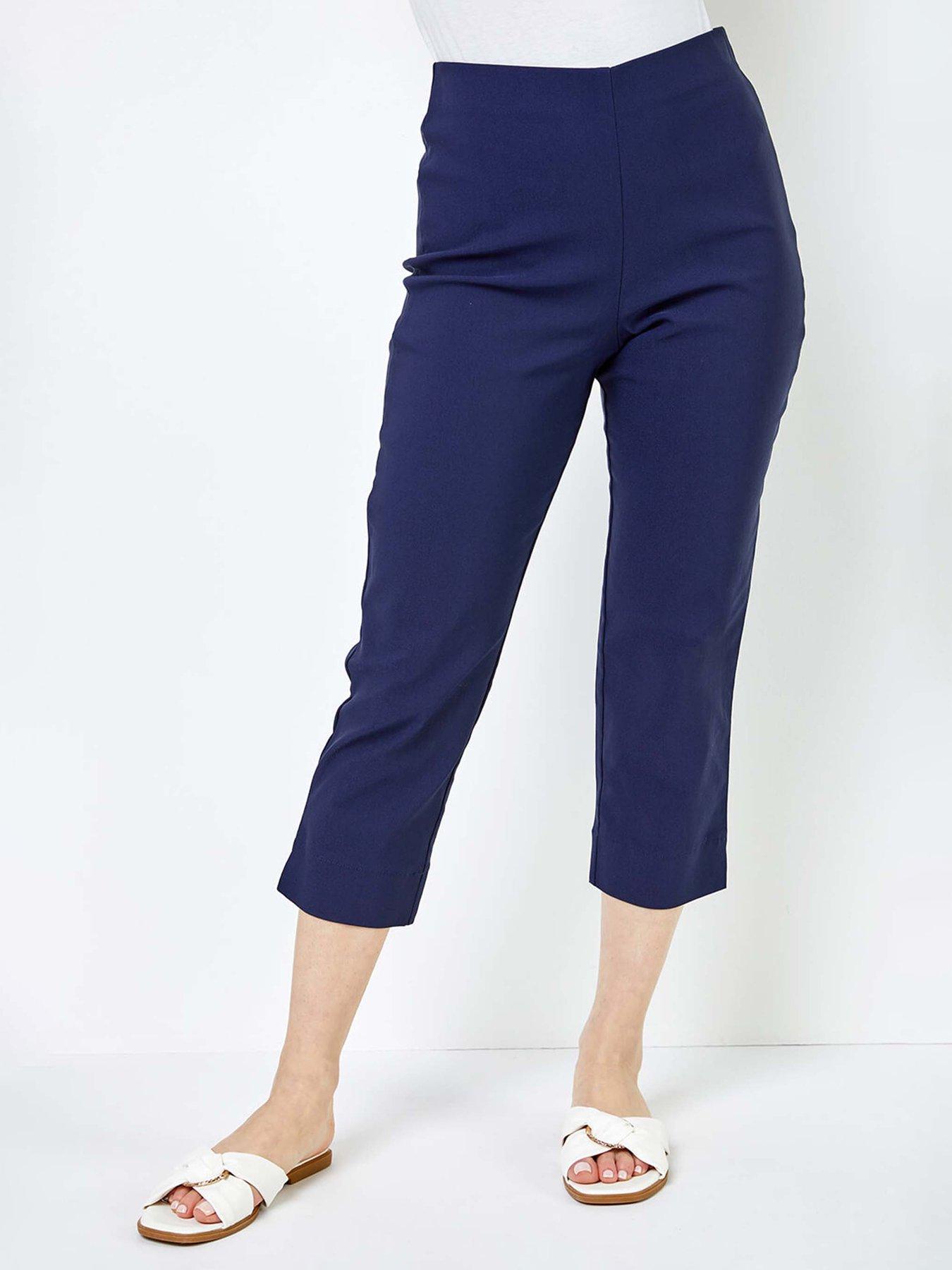 undefined Petite Cropped Stretch Trousers