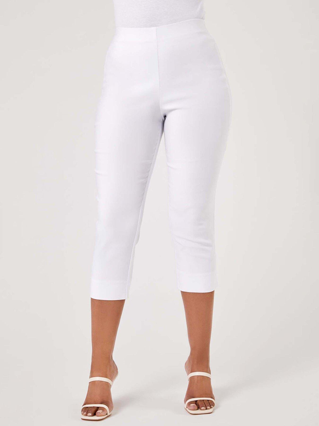 undefined Petite Cropped Stretch Trousers