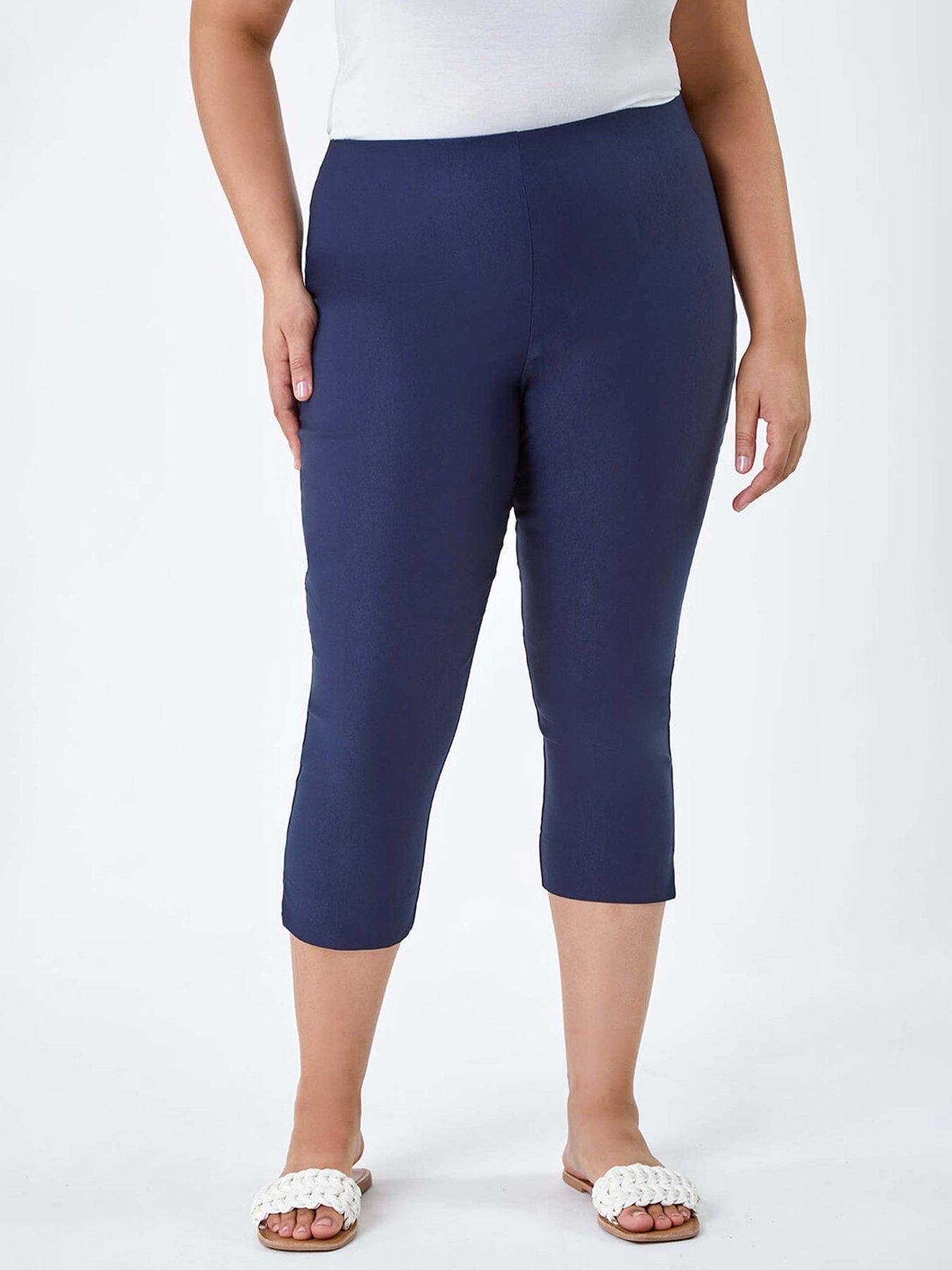 undefined Curve Cropped Stretch Trouser