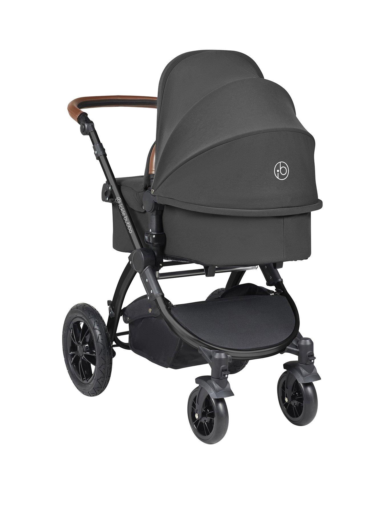 Image 3 of 7 of Ickle Bubba Stomp Luxe Aio, I-Size &amp; Isofix Base - Black / Charcoal Grey / Tan