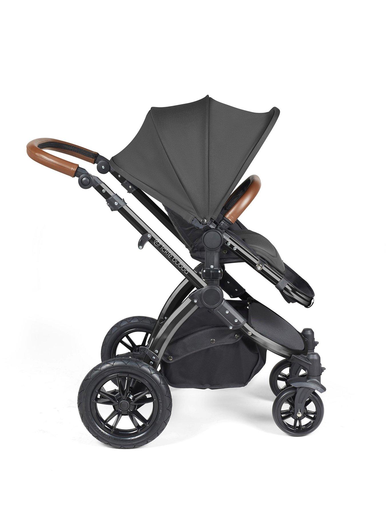 Image 5 of 7 of Ickle Bubba Stomp Luxe Aio, I-Size &amp; Isofix Base - Black / Charcoal Grey / Tan