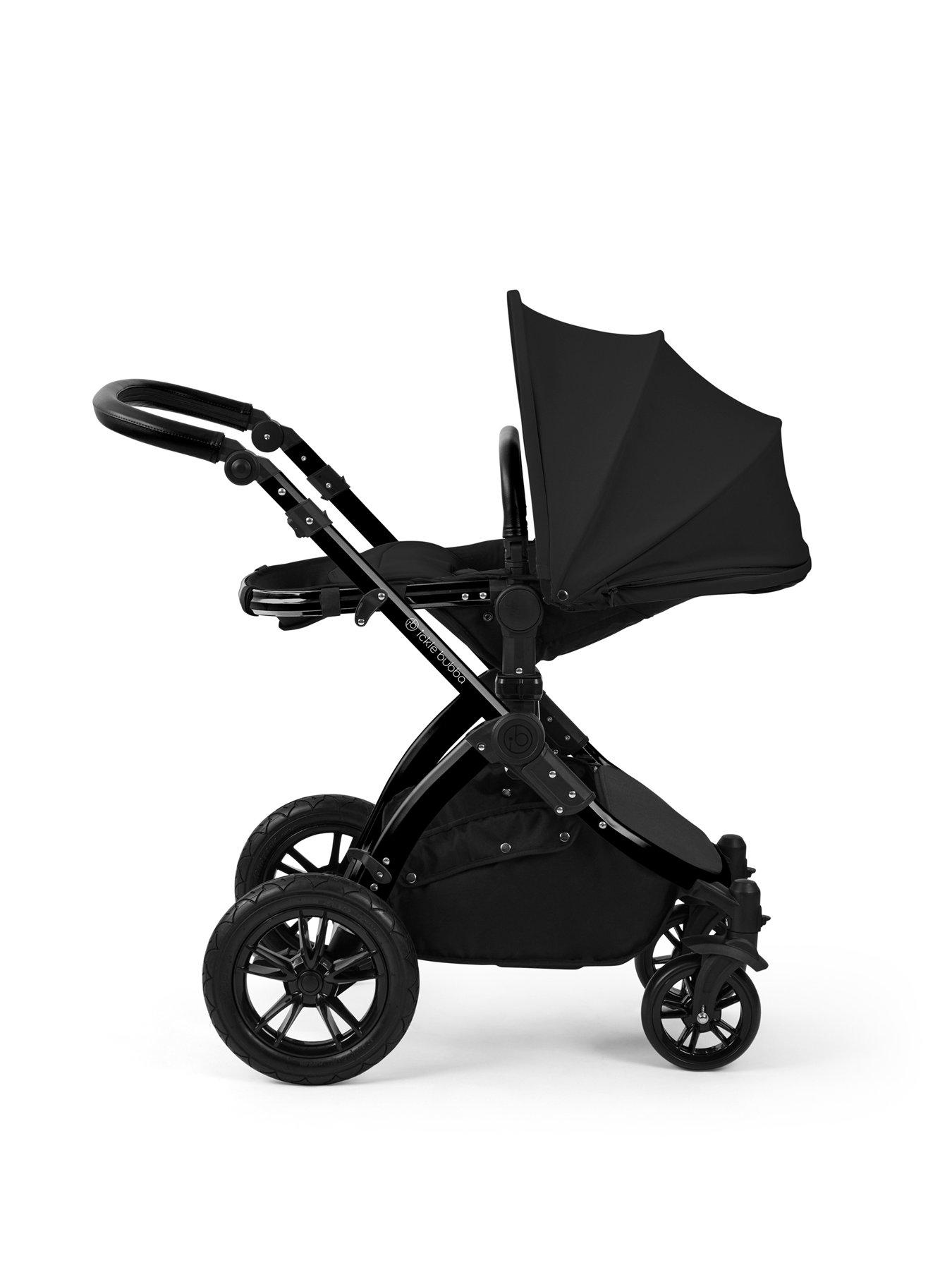 Image 5 of 7 of Ickle Bubba Stomp Luxe 12 Piece Travel System with i-Size Cirrus Car Seat &amp; ISOFIX Base - Black / Midnight / Black