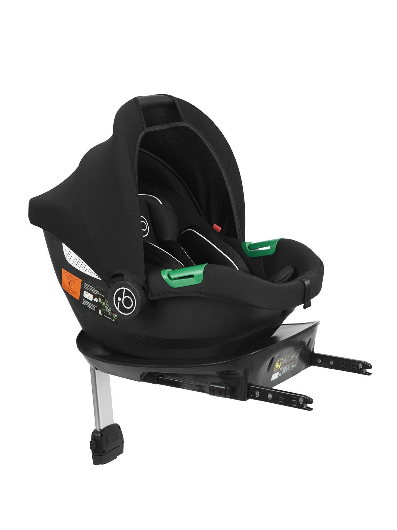 Image 7 of 7 of Ickle Bubba Stomp Luxe 12 Piece Travel System with i-Size Cirrus Car Seat &amp; ISOFIX Base - Black / Pearl Grey / Black