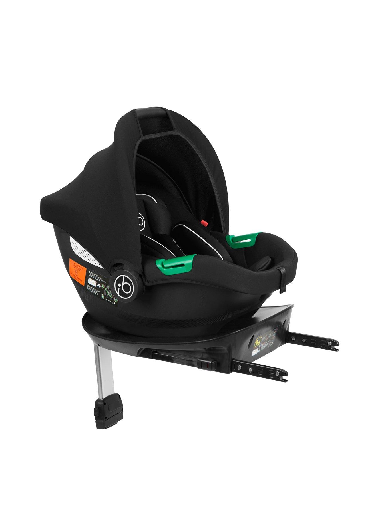 Image 7 of 7 of Ickle Bubba Stomp Luxe 12 Piece Travel System with i-Size Cirrus Car Seat &amp; ISOFIX Base - Black / Pearl Grey / Black