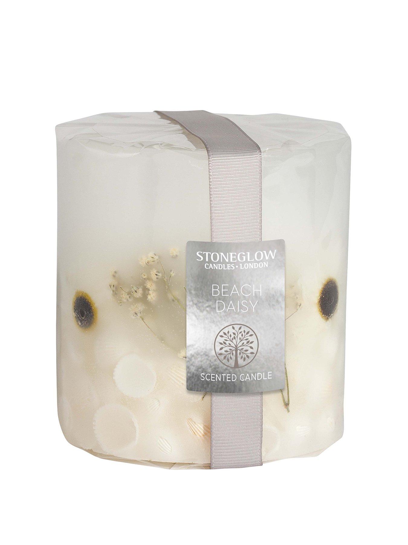 undefined Natures Gift Beach Daisy Pillar Candle