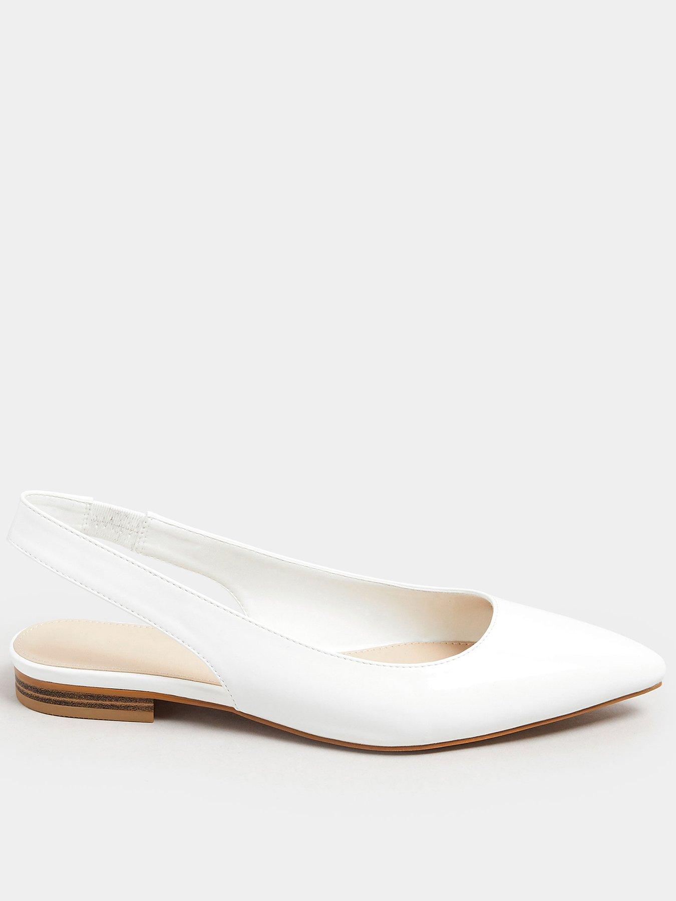 undefined Flat Patent Pointed Toe Slingbacks