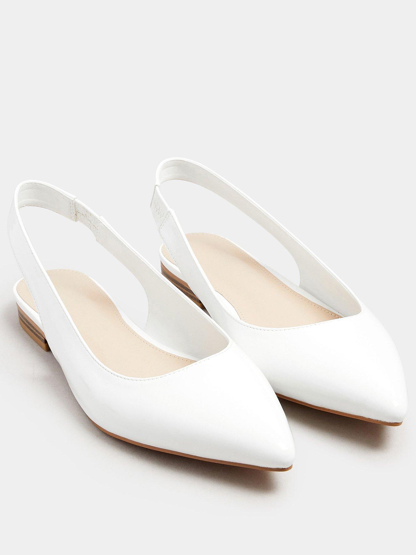 Image 2 of 4 of Long Tall Sally Flat Patent Pointed Toe Slingbacks
