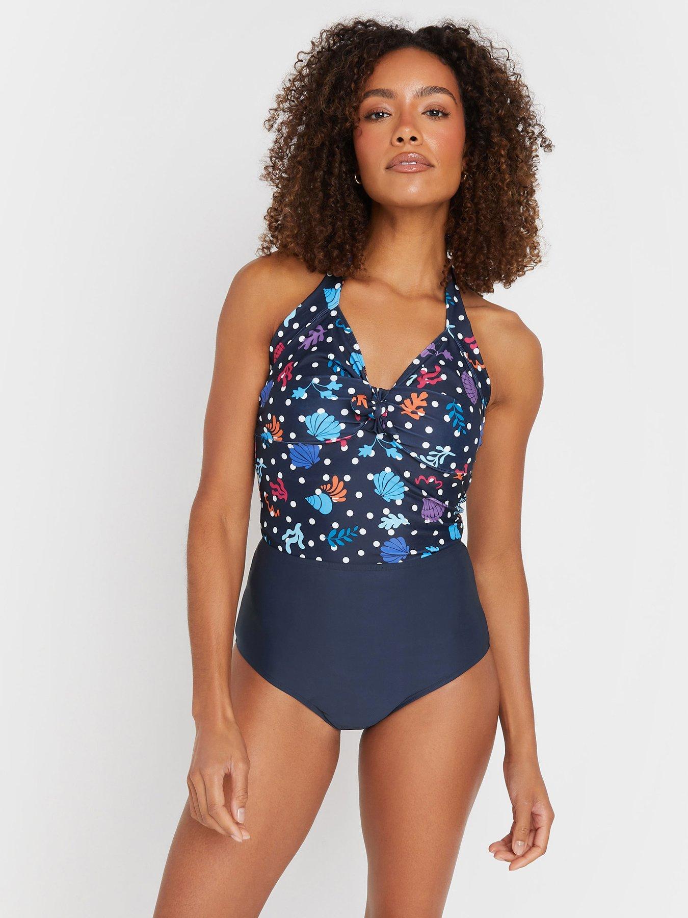 undefined High Waist Bikini Brief - Blue