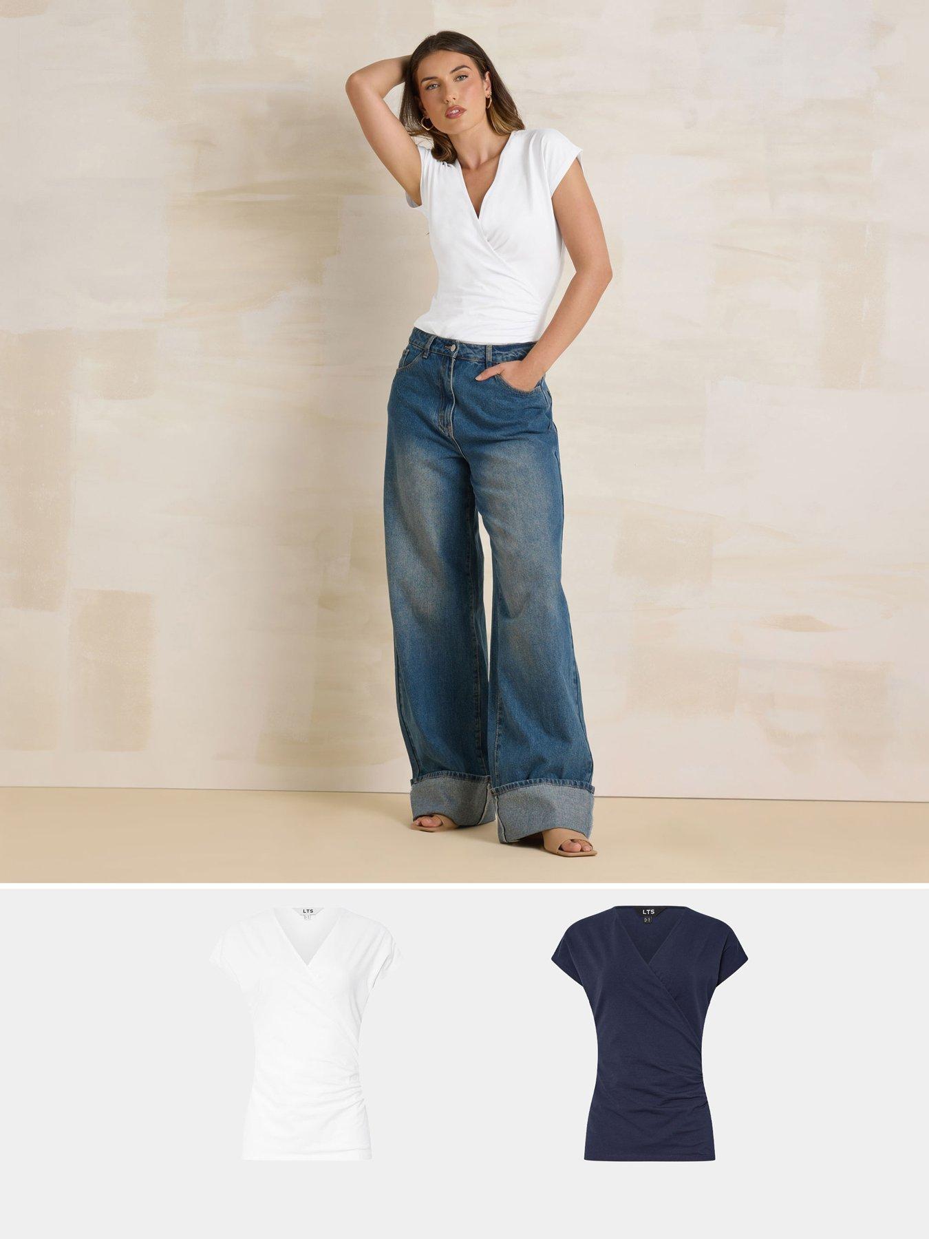 undefined Tall 2 Pack Wrap Top