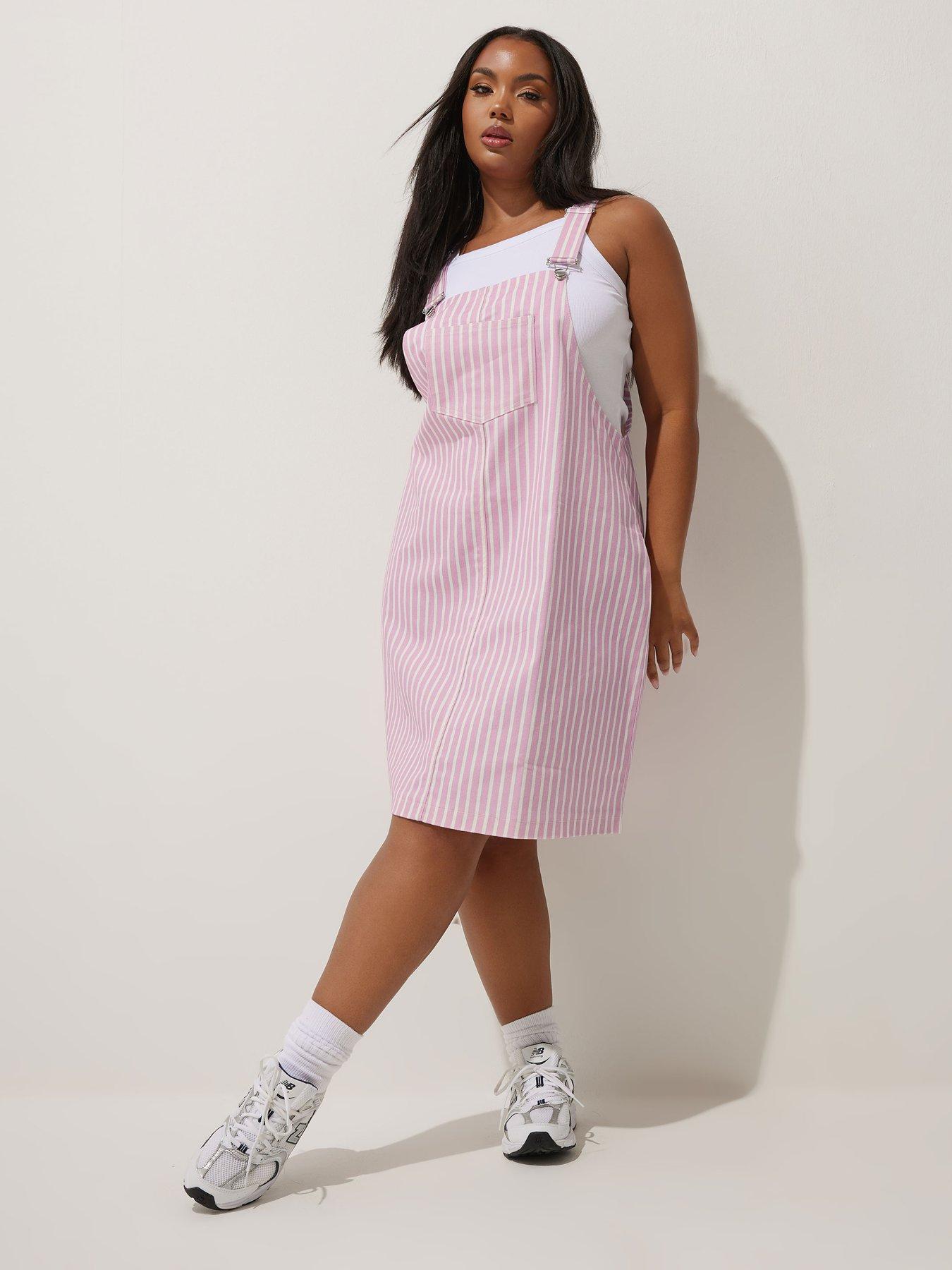 Image 3 of 4 of Yours Curve Stripe Dress