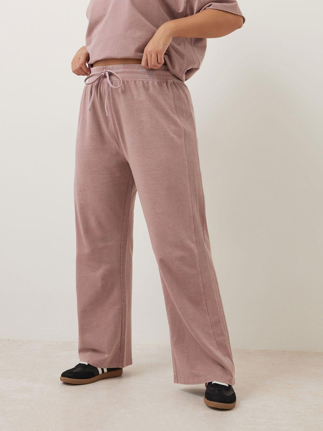 undefined Curve Acid Wash Wide Leg Jogger