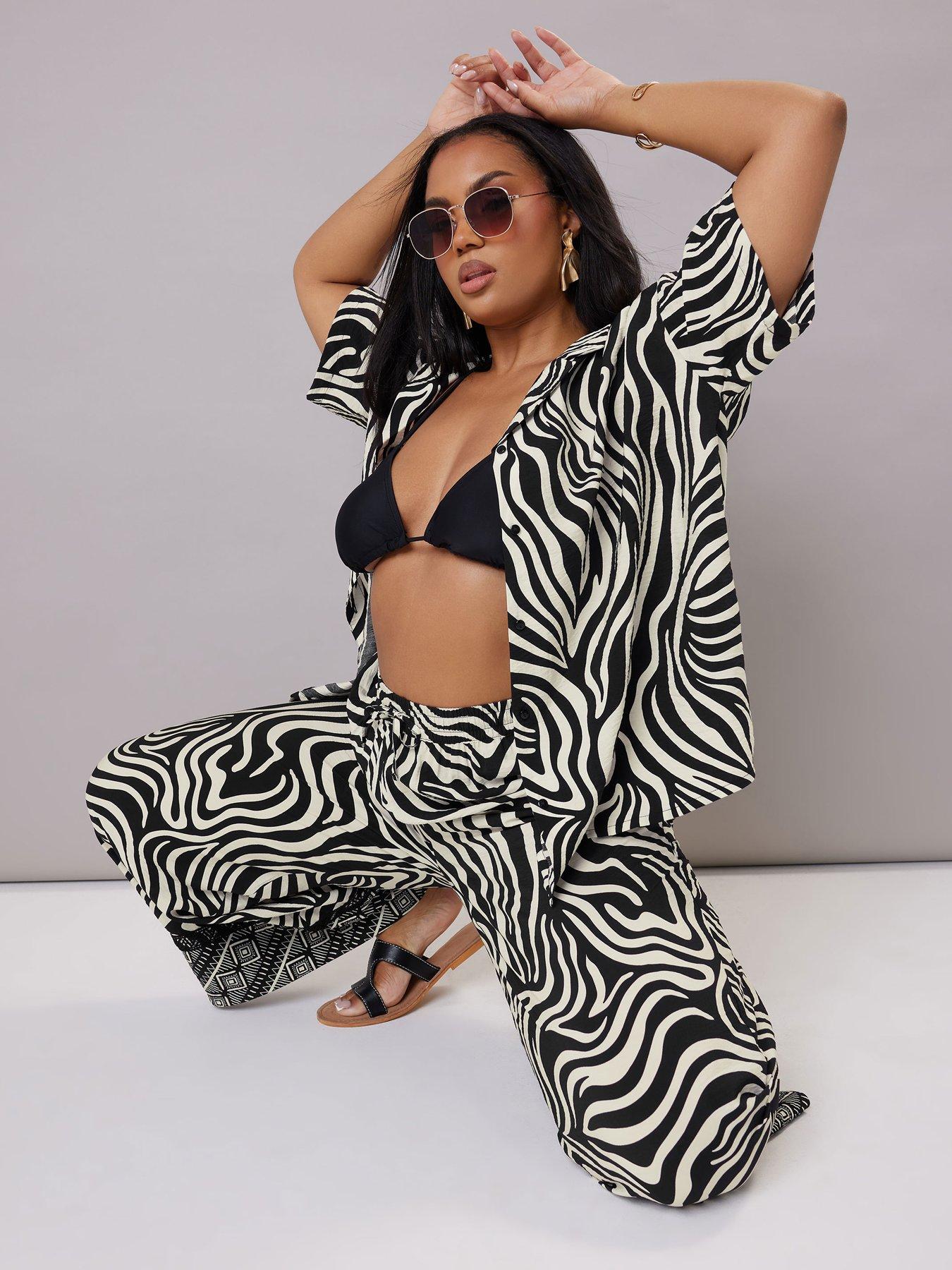 undefined Curve Airflow Wide Leg Trouser