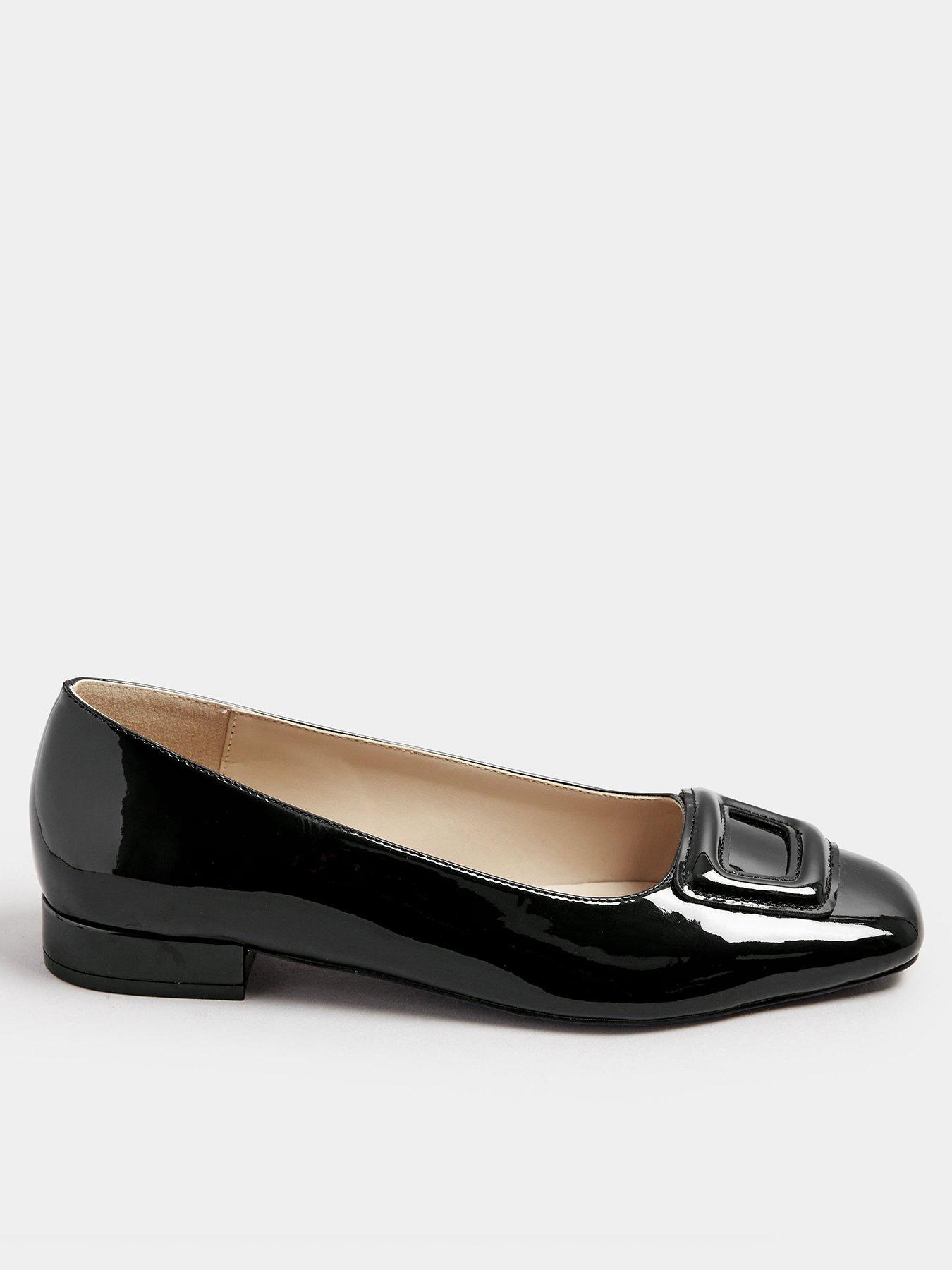 undefined Square Toe Patent Shoe