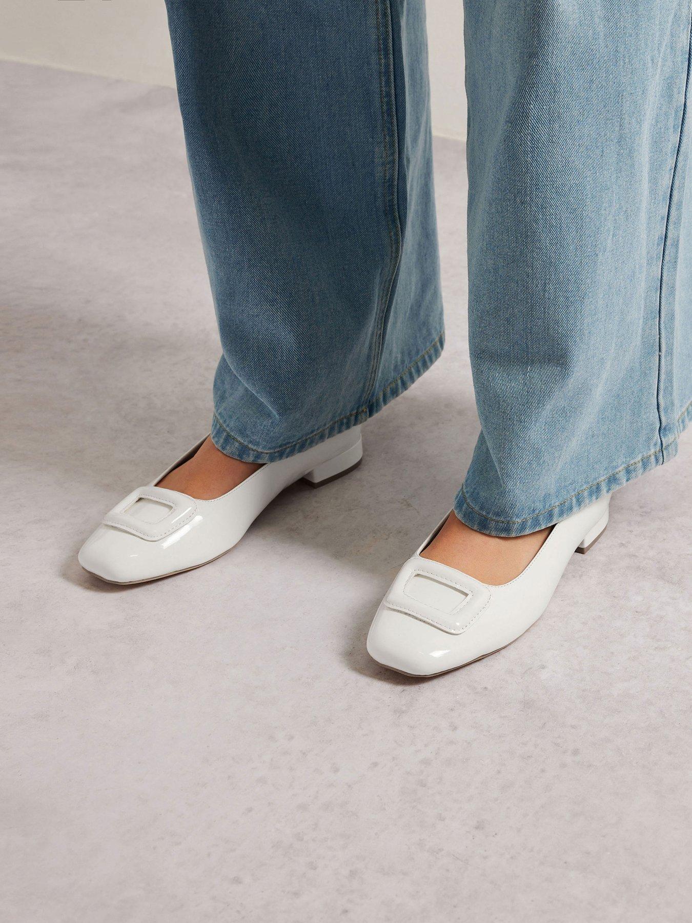 Image 4 of 4 of Long Tall Sally Square Toe Patent Shoe