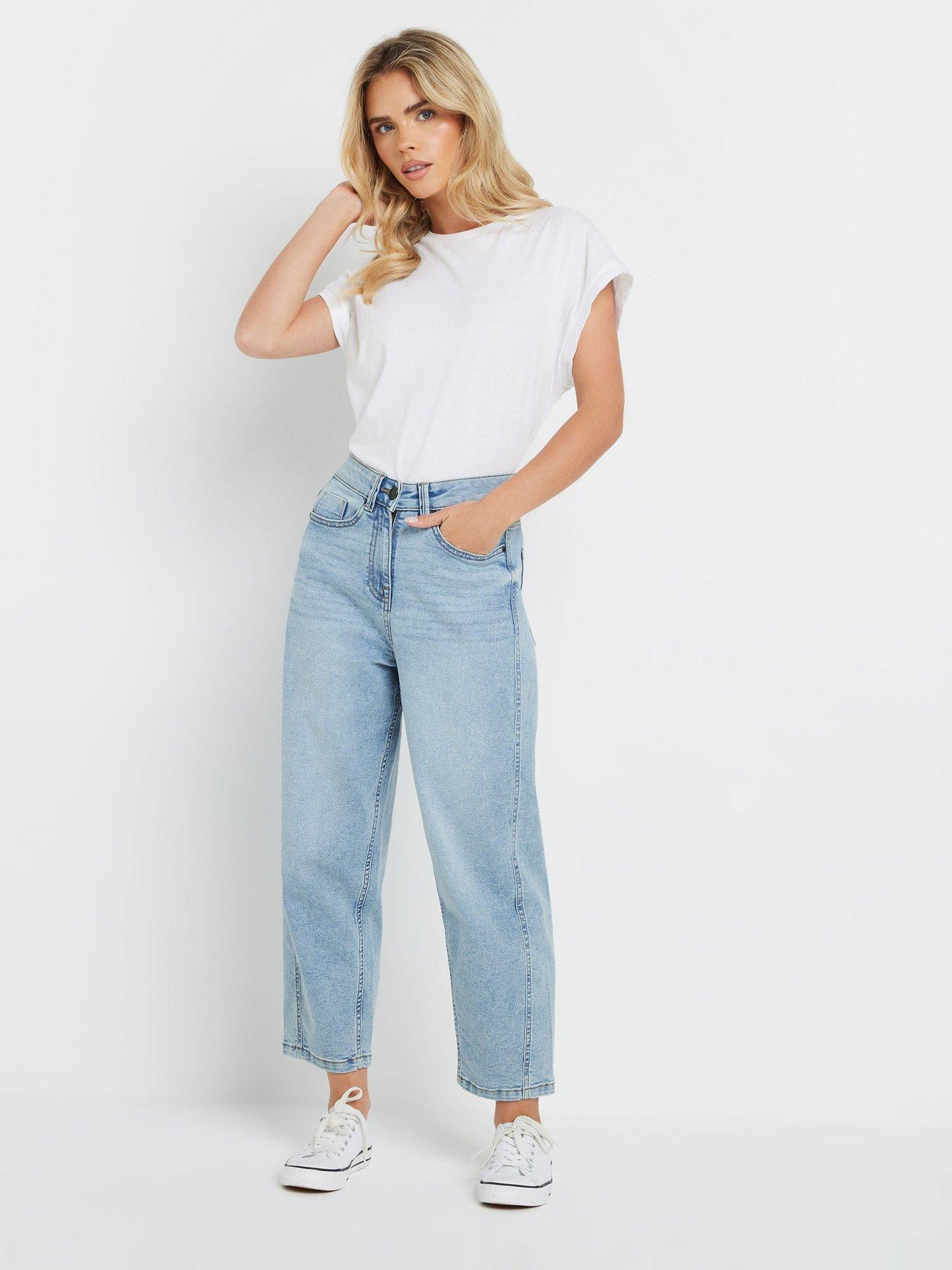 Image 3 of 4 of M&Co Petite Tapered Jean