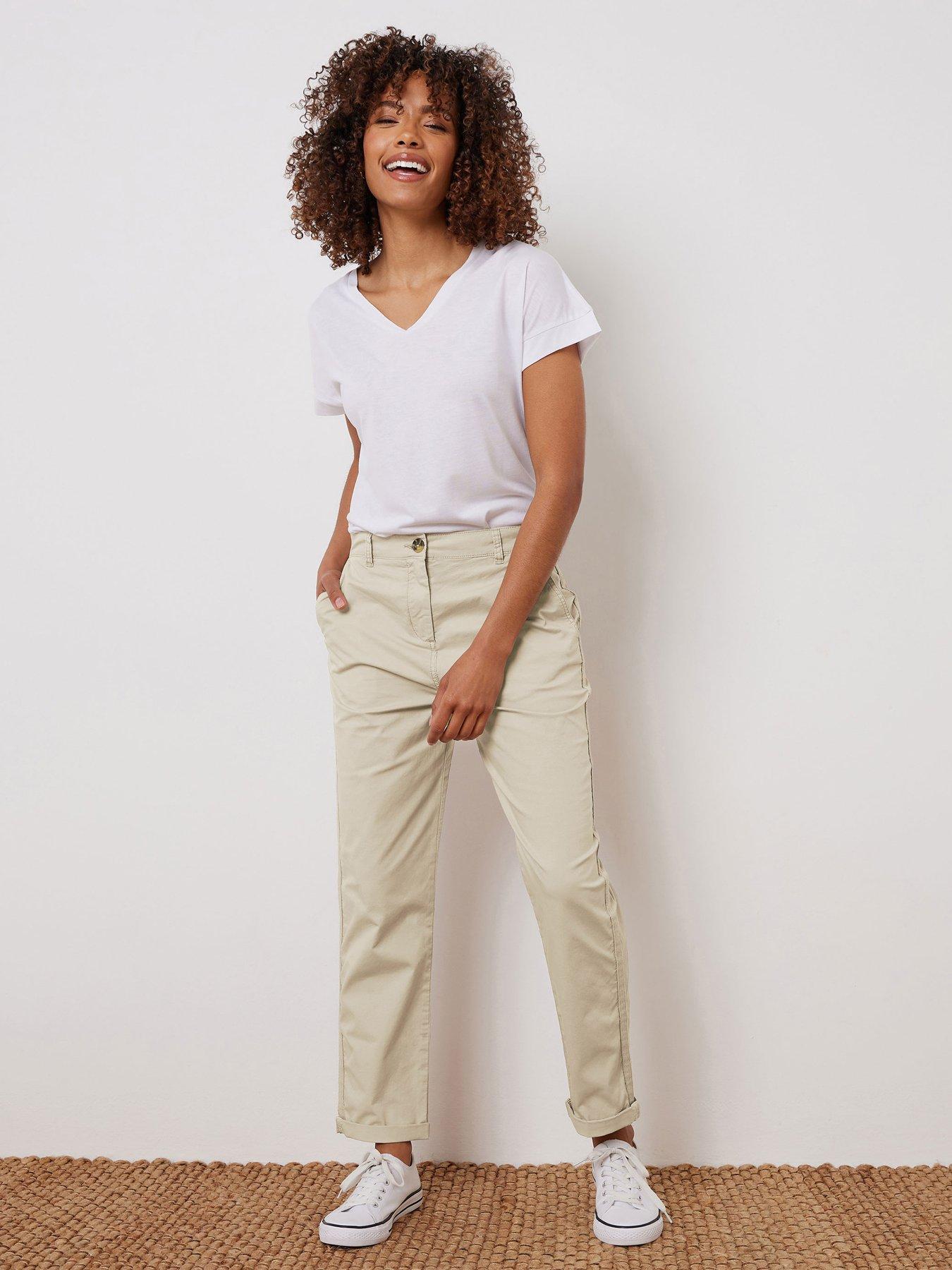 Image 3 of 4 of M&Co Chino Trouser