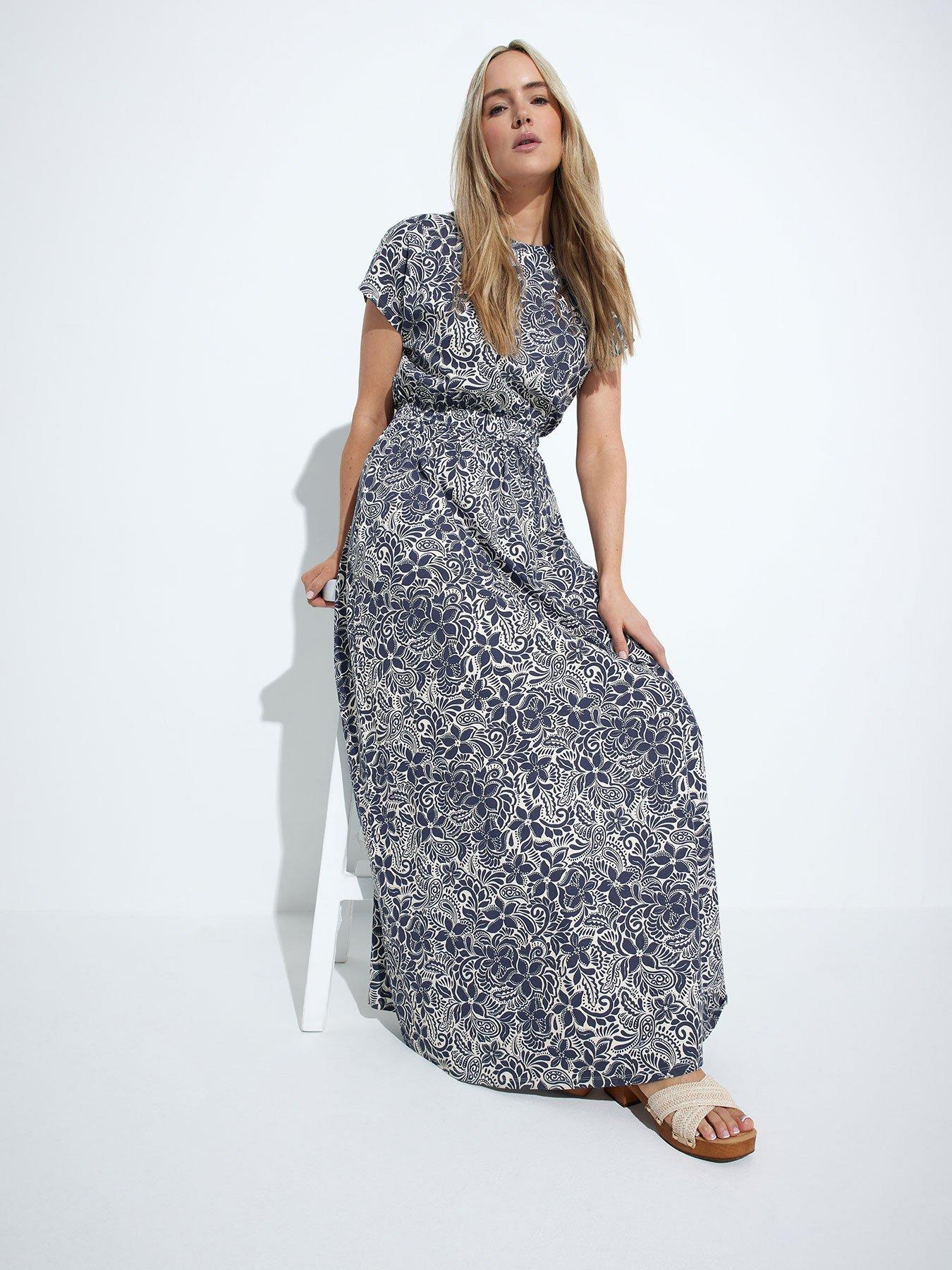Image of Long Tall Sally Tall Shirred Waist Dress