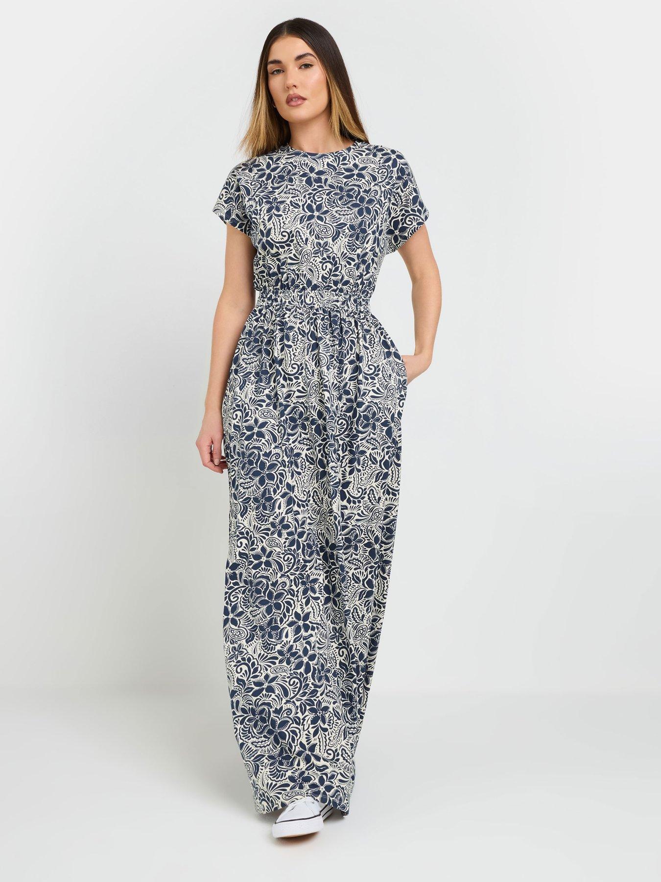 Image 3 of 4 of Long Tall Sally Tall Shirred Waist Dress