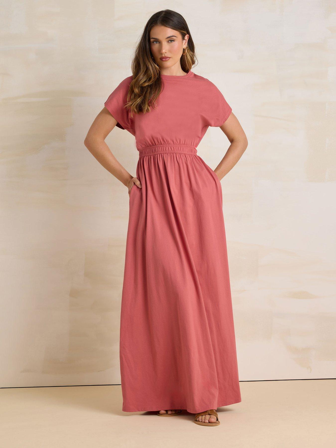 Image of Long Tall Sally Tall Shirred Waist Dress